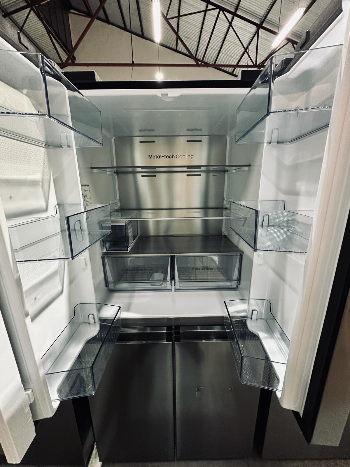 Hisense 483L Quad Door Fridge Freezer with Non-Plumbed Water & Ice – Refurbished | ADELAIDE