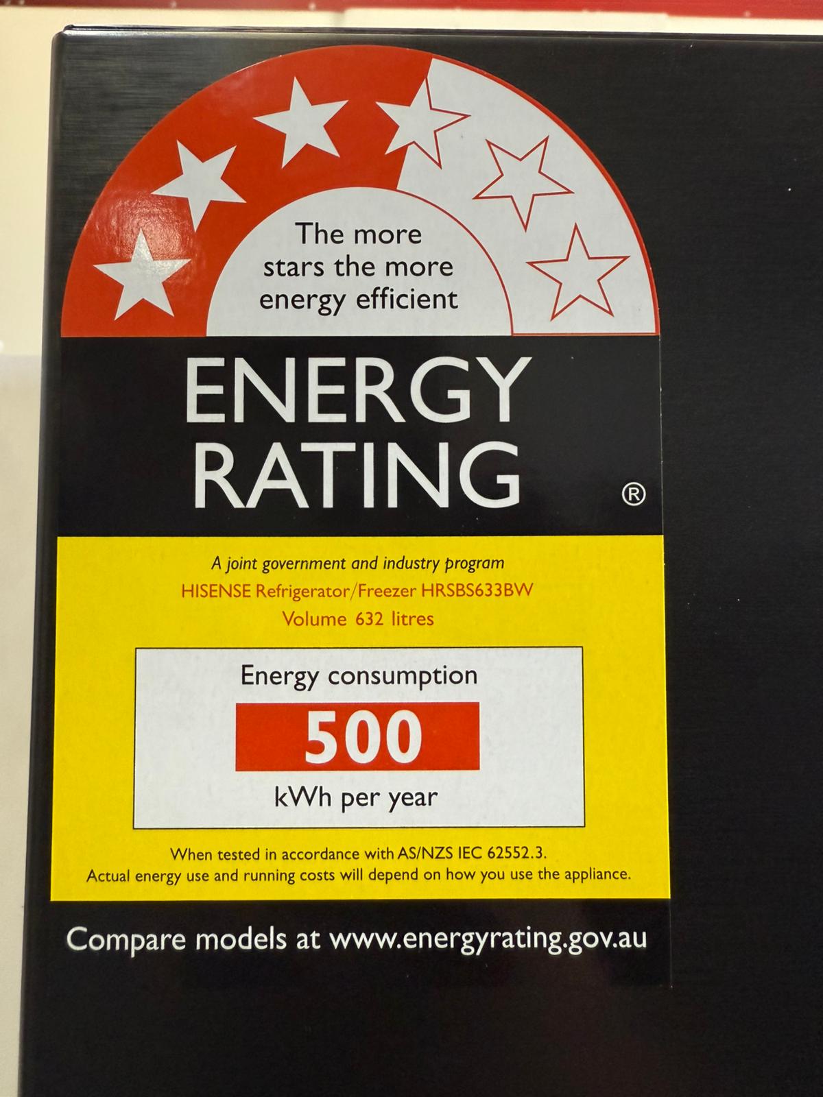 Factory Second Hisense 632L Side by Side Fridge Freezer | ADELAIDE