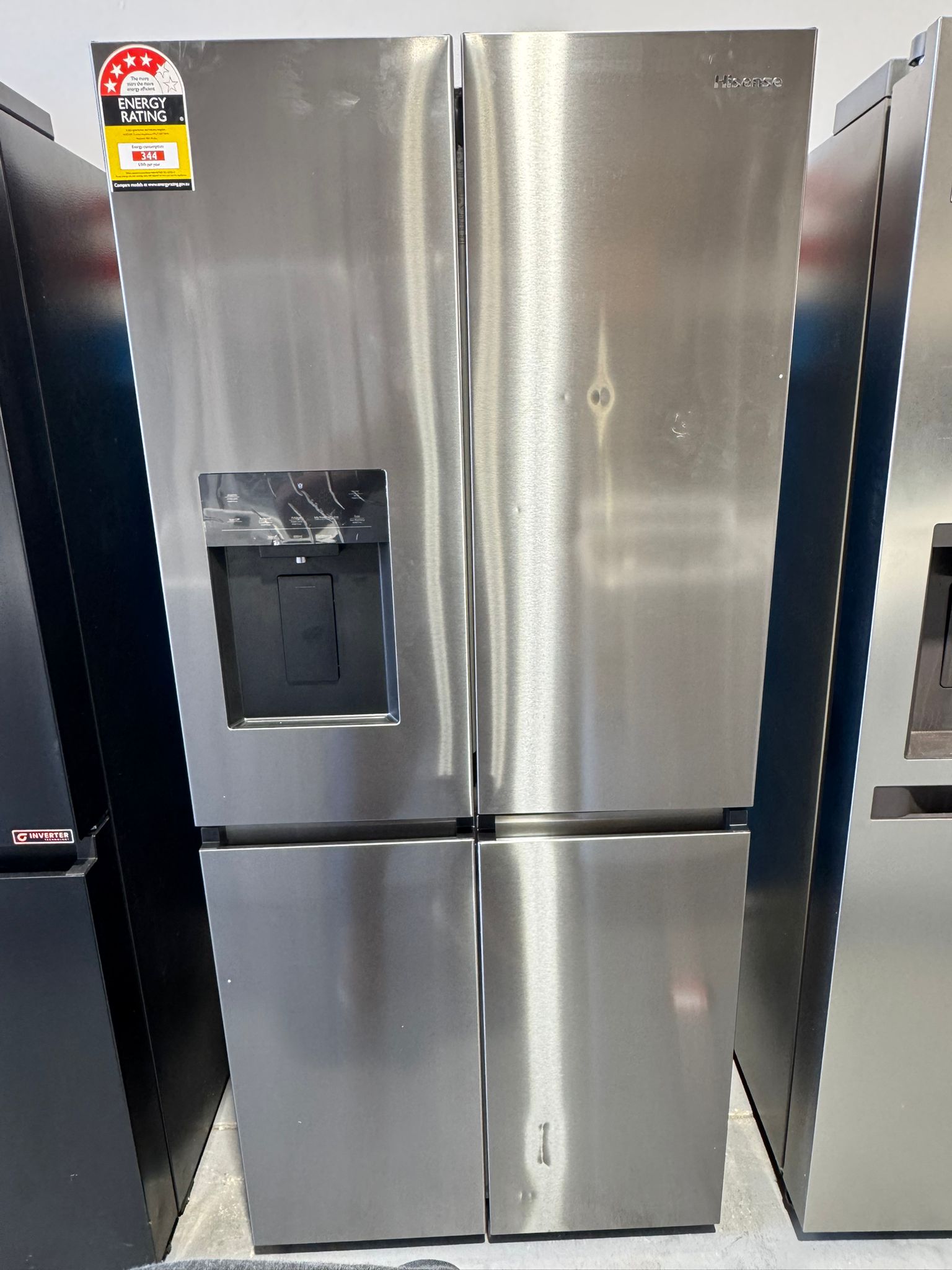 Factory Second – Hisense HRCD483TBW 483L French Door Refrigerator | PERTH