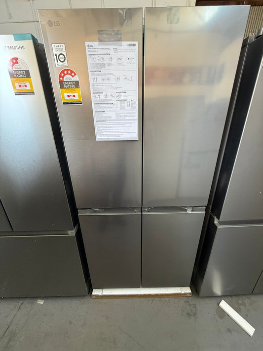 Factory Second LG 530 L Slim Quad Door Fridge – Stainless (GF-B505PL) | ADELAIDE