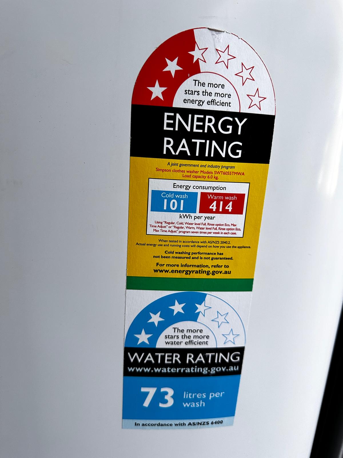 CHiQ 202L Top Mount Fridge Freezer CTM200NSSSE – Simpson 6kg Top Load Washer SWT6055TMWA – Refurbished | ADELAIDE