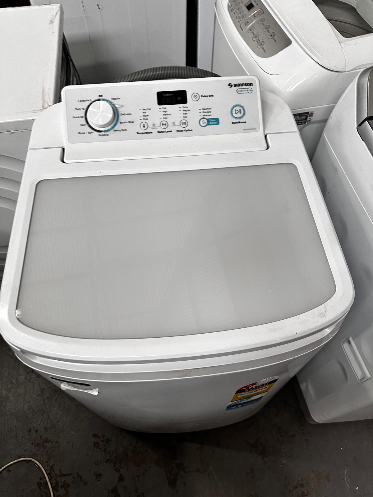 Refurbished Simpson 6kg Top Load Washer SWT6055TMWA | ADELAIDE