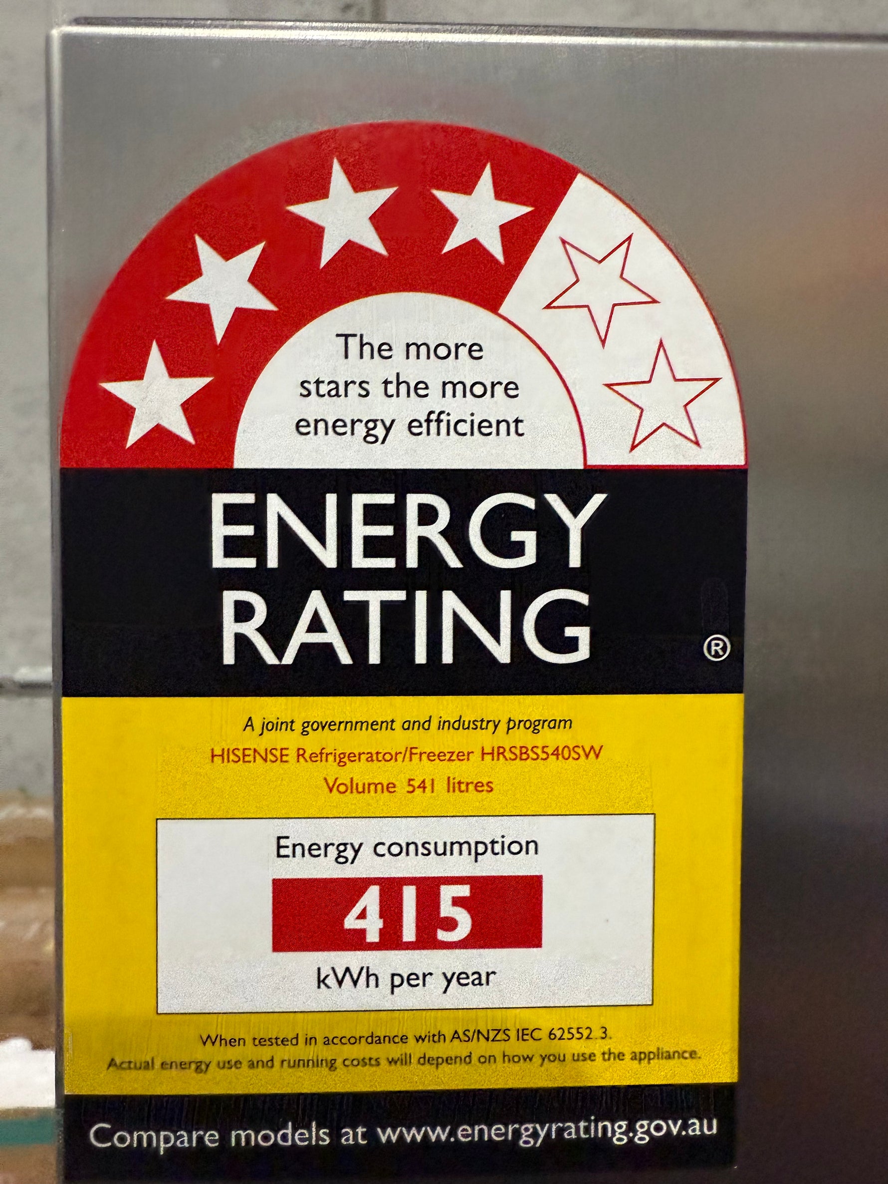 Hisense 540L Side by Side Fridge – Refurbished | HRSBS540SW