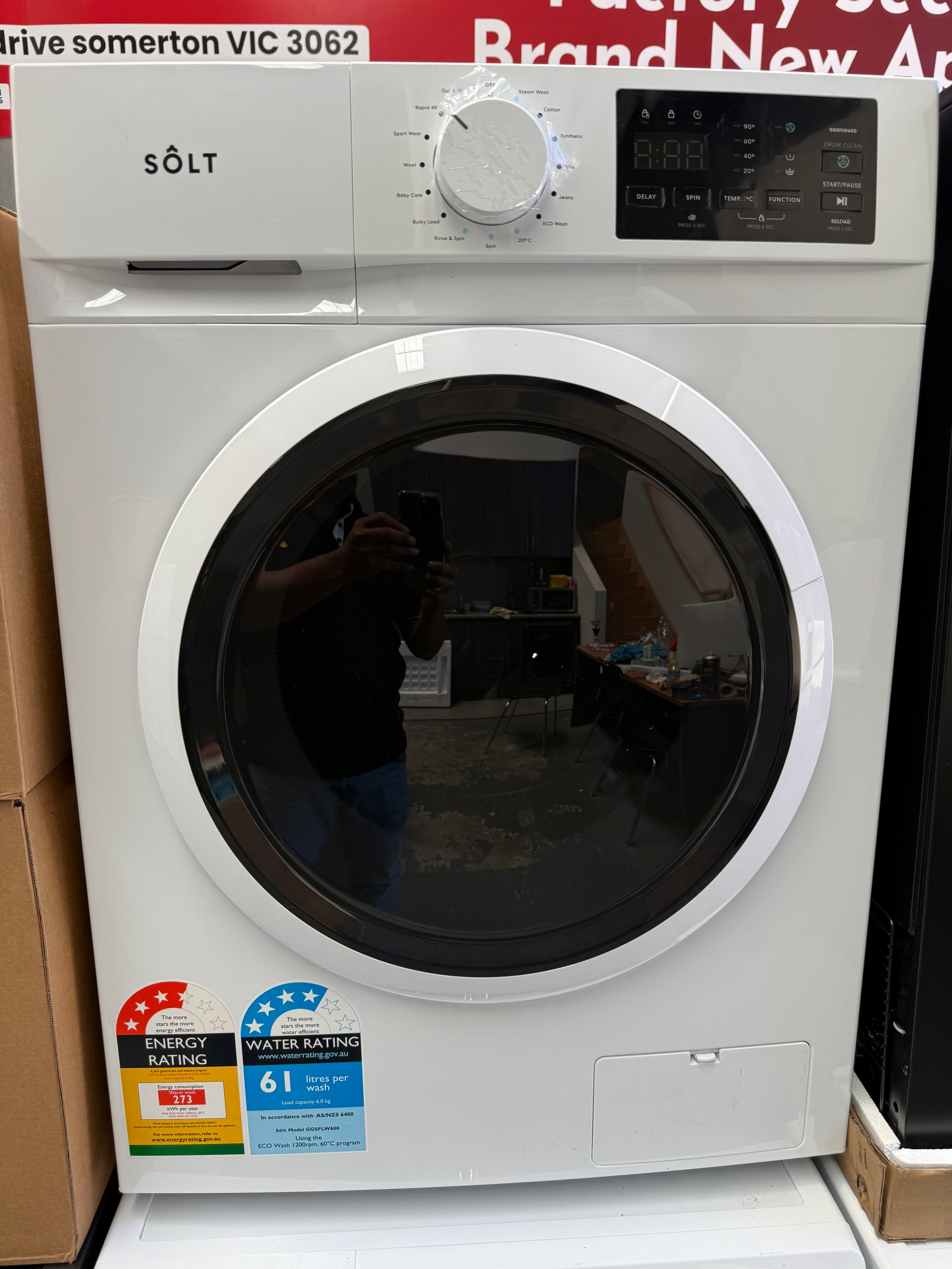 Solt 6kg Front Load Washing Machine – Near to New | GGSFLW600