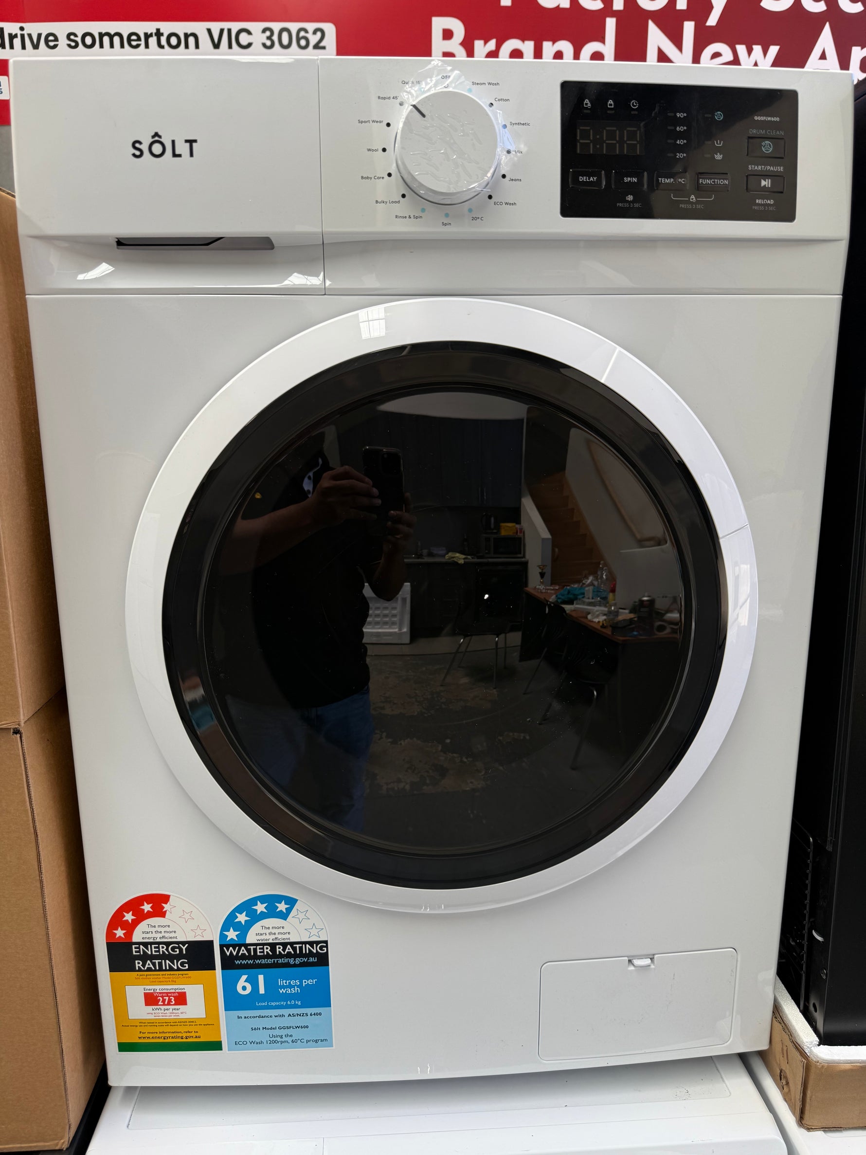 Solt 6kg Front Load Washing Machine – Near to New | GGSFLW600