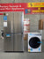 Samsung 648L Fridge Freezer + Haier 7.5kg Washing Machine Combo – Refurbished | MELBOURNE