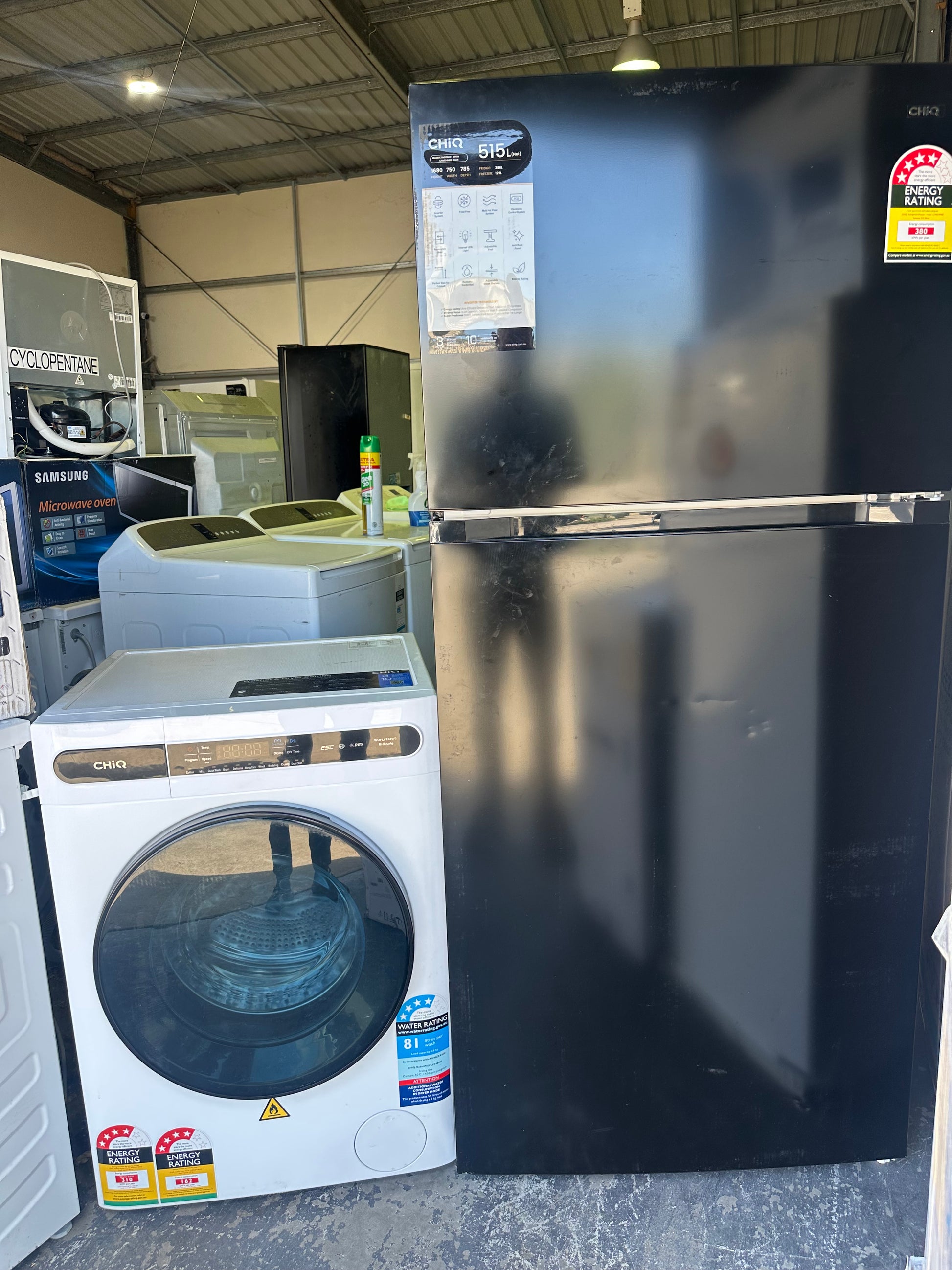 Refurbished Chiq Fridge&Washer Combo | BRISBANE