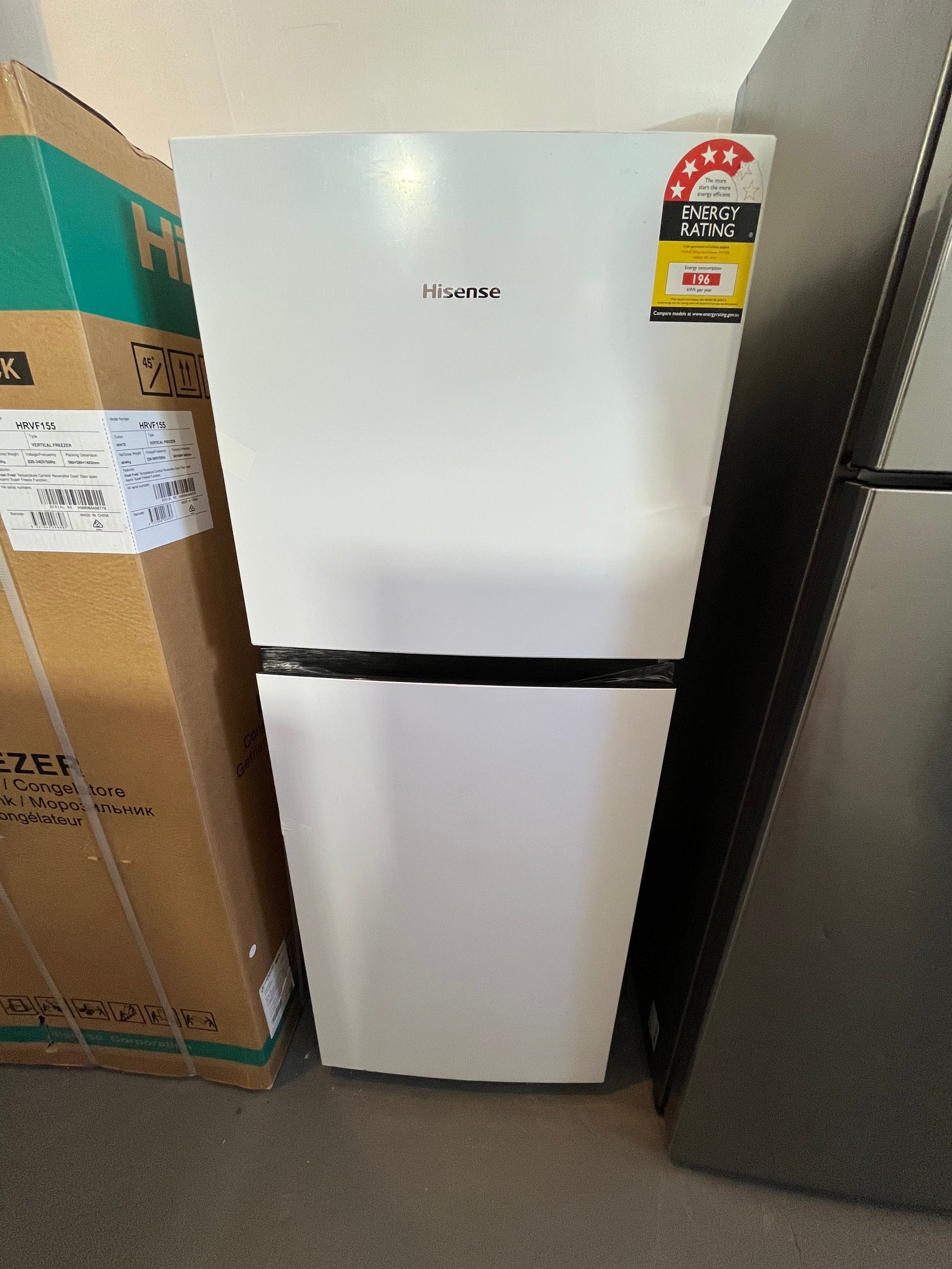 Factory second Hisense 205 ltr fridge freezer model -Hrtf305