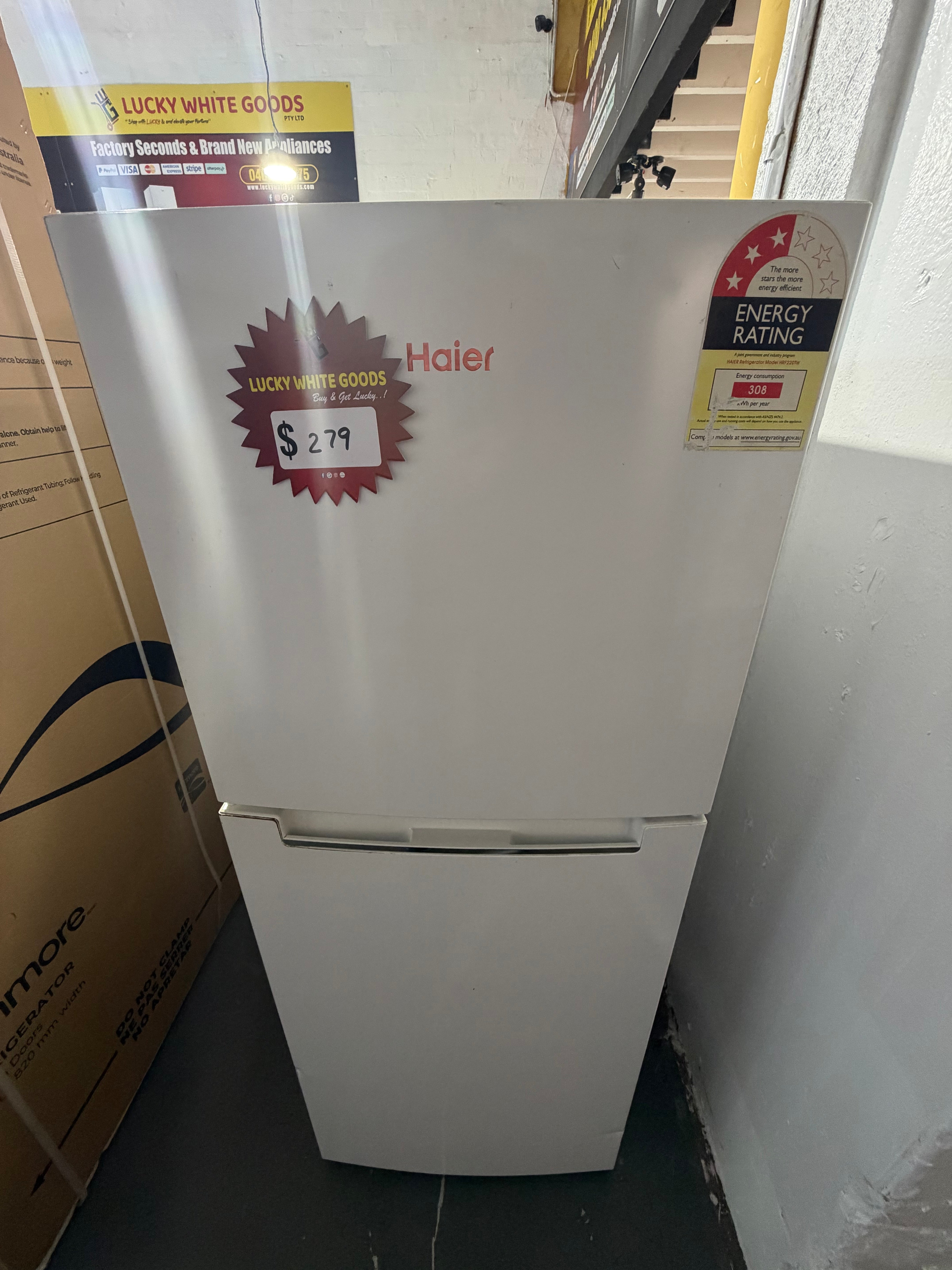 Refurbished Haier 220 ltr Top mount fridge freezer | ALEXANDRIA