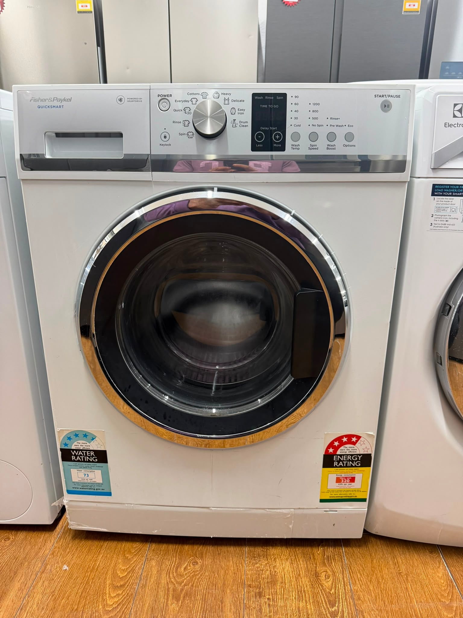 Fisher & Paykel QuickSmart 8.5kg Front Load Washer WH8560J3 – Refurbished