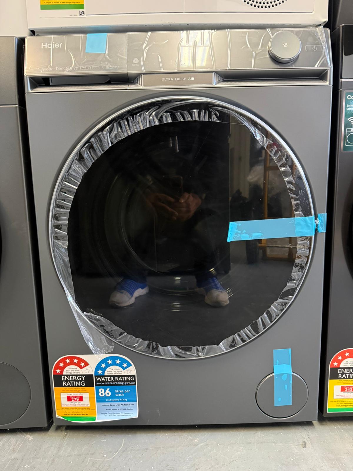 Haier 12kg Front Load Washing Machine – HWFI2D Series – Factory Seconds | MELBOURNE