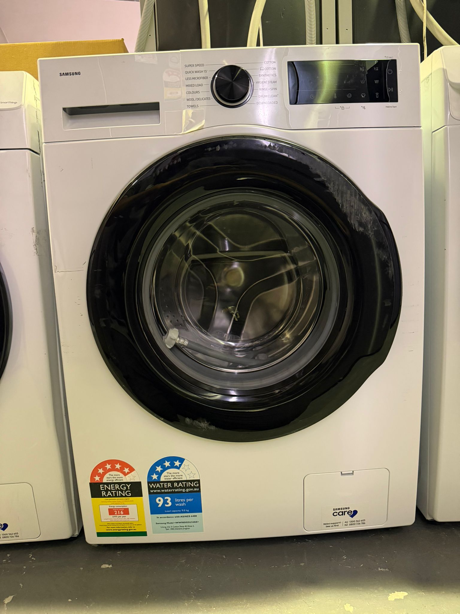 Samsung 9KG Front Load Washer – WW90DG5U34AE – Refurbished – Energy Efficient