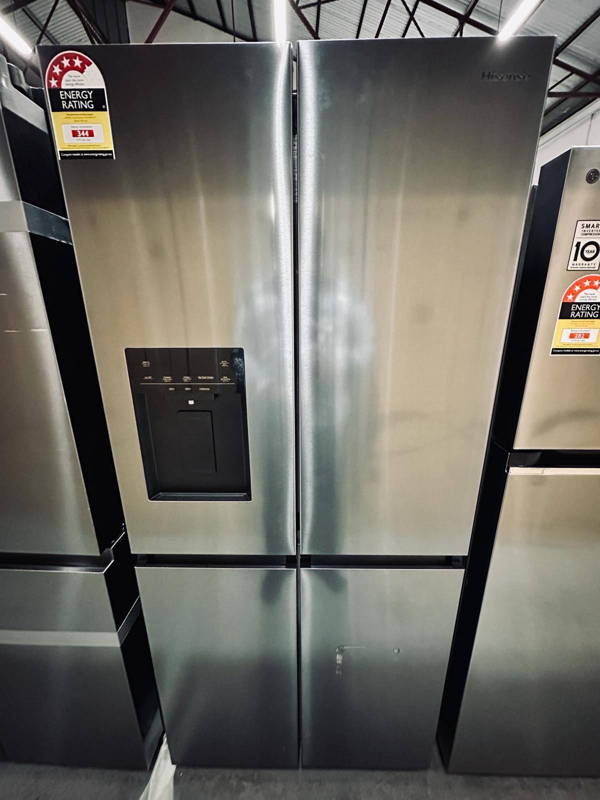 Hisense 483L Quad Door Fridge Freezer with Non-Plumbed Water & Ice – Refurbished | ADELAIDE