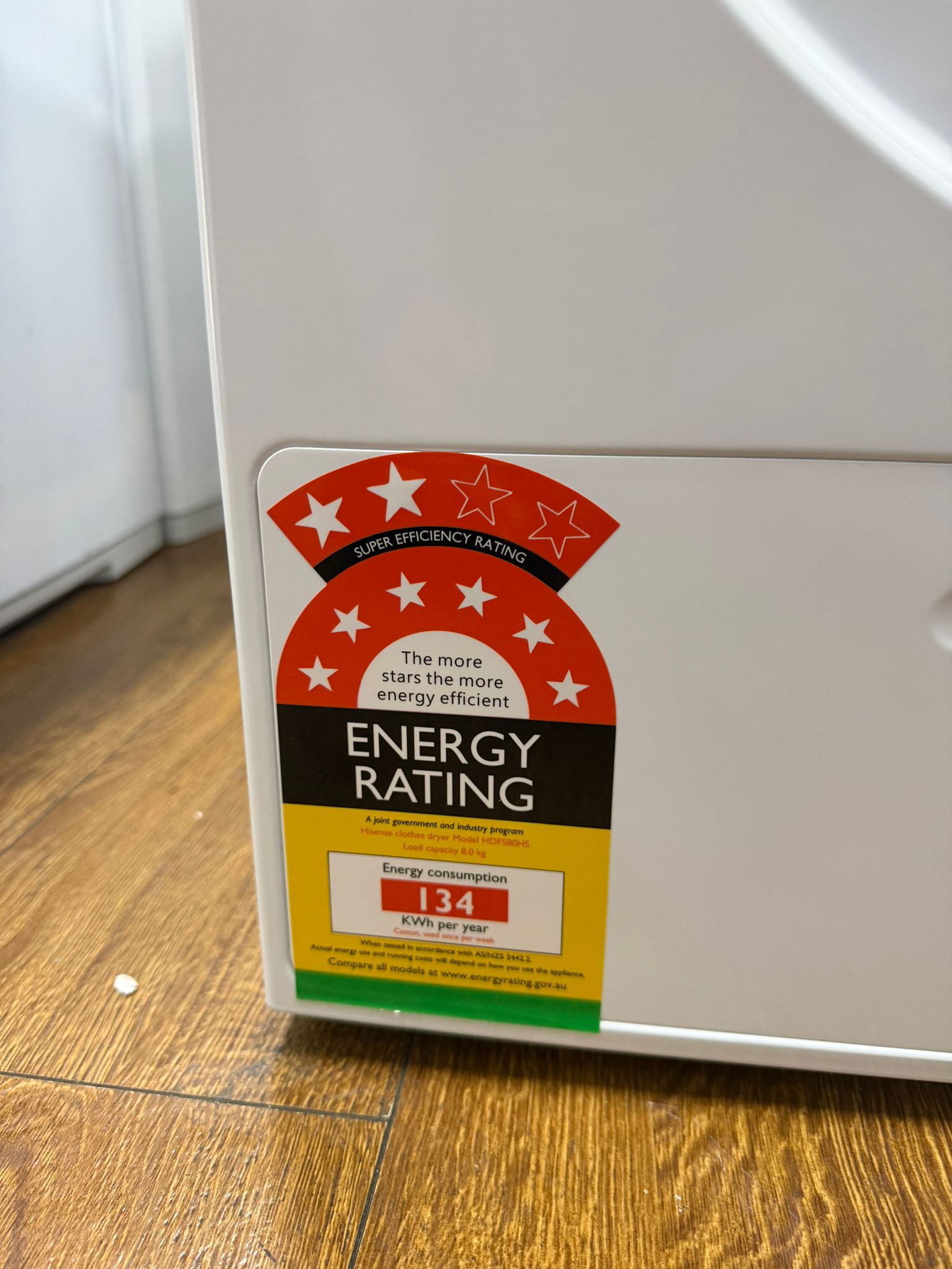Hisense 8kg Heat Pump Dryer – HDFS80HS – Factory Seconds | RESERVOIR