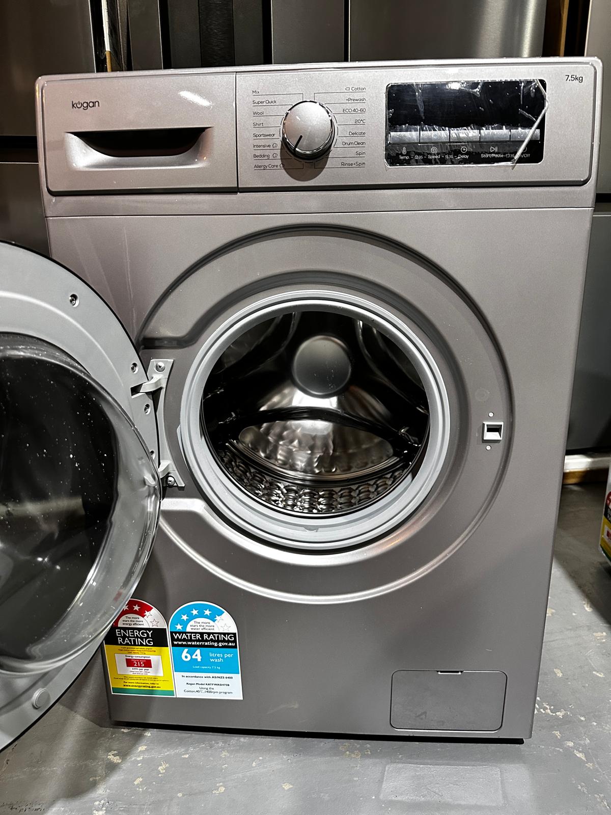 Refurbished – Kogan KTFWASH75B 7.5KG Front Load Washing Machine | ADELAIDE