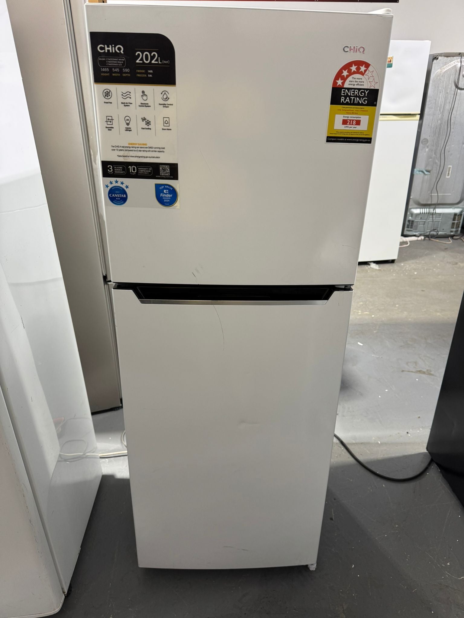 CHiQ 202L Top Mount Fridge Freezer – Refurbished | PERTH