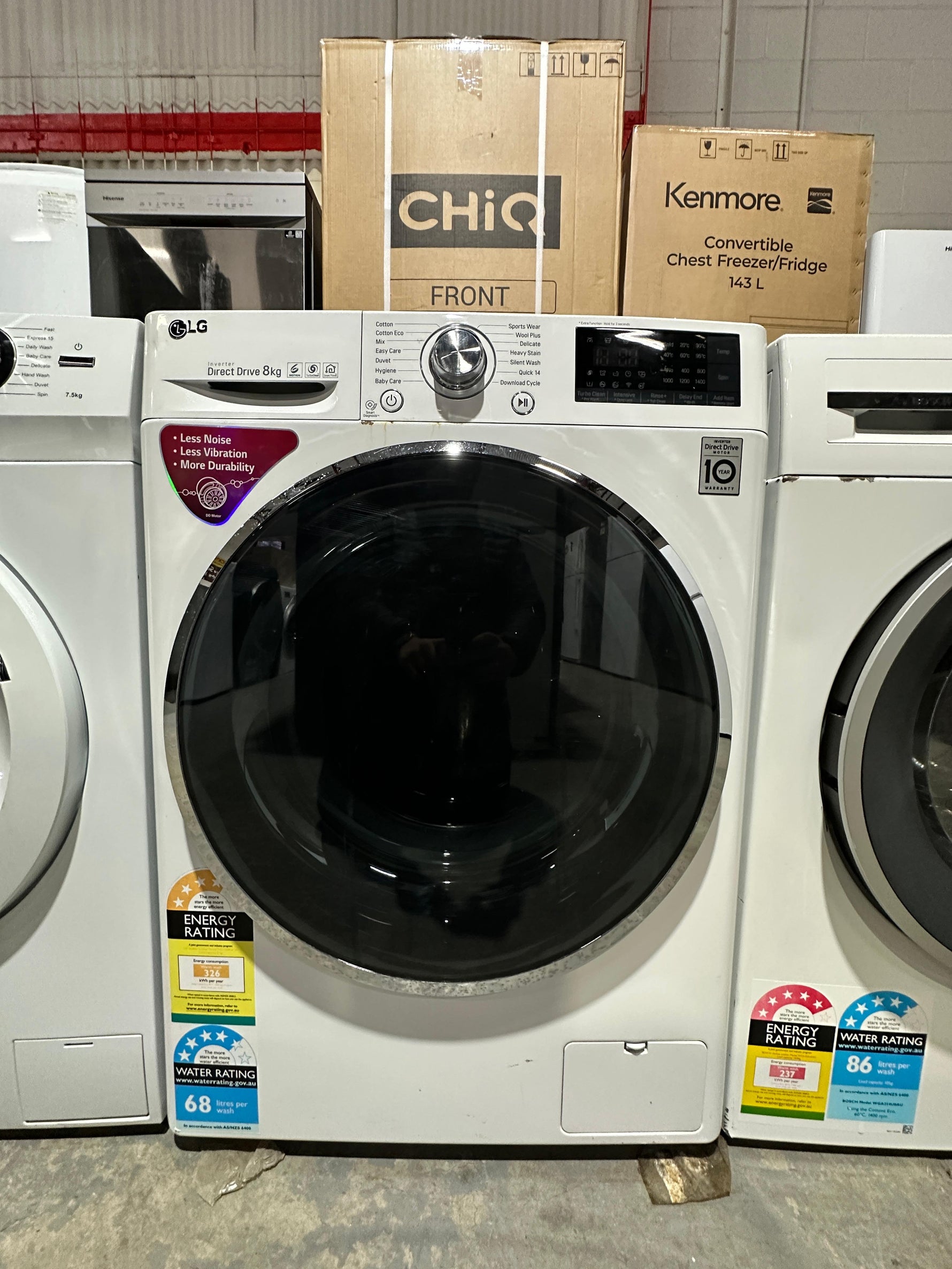LG 8kg Front Load Washing Machine – Refurbished