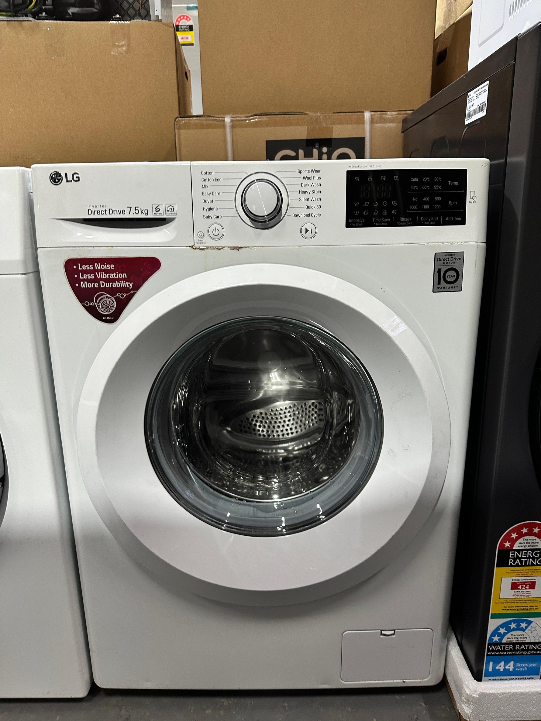 LG 7.5kg Front Load Washer – Refurbished