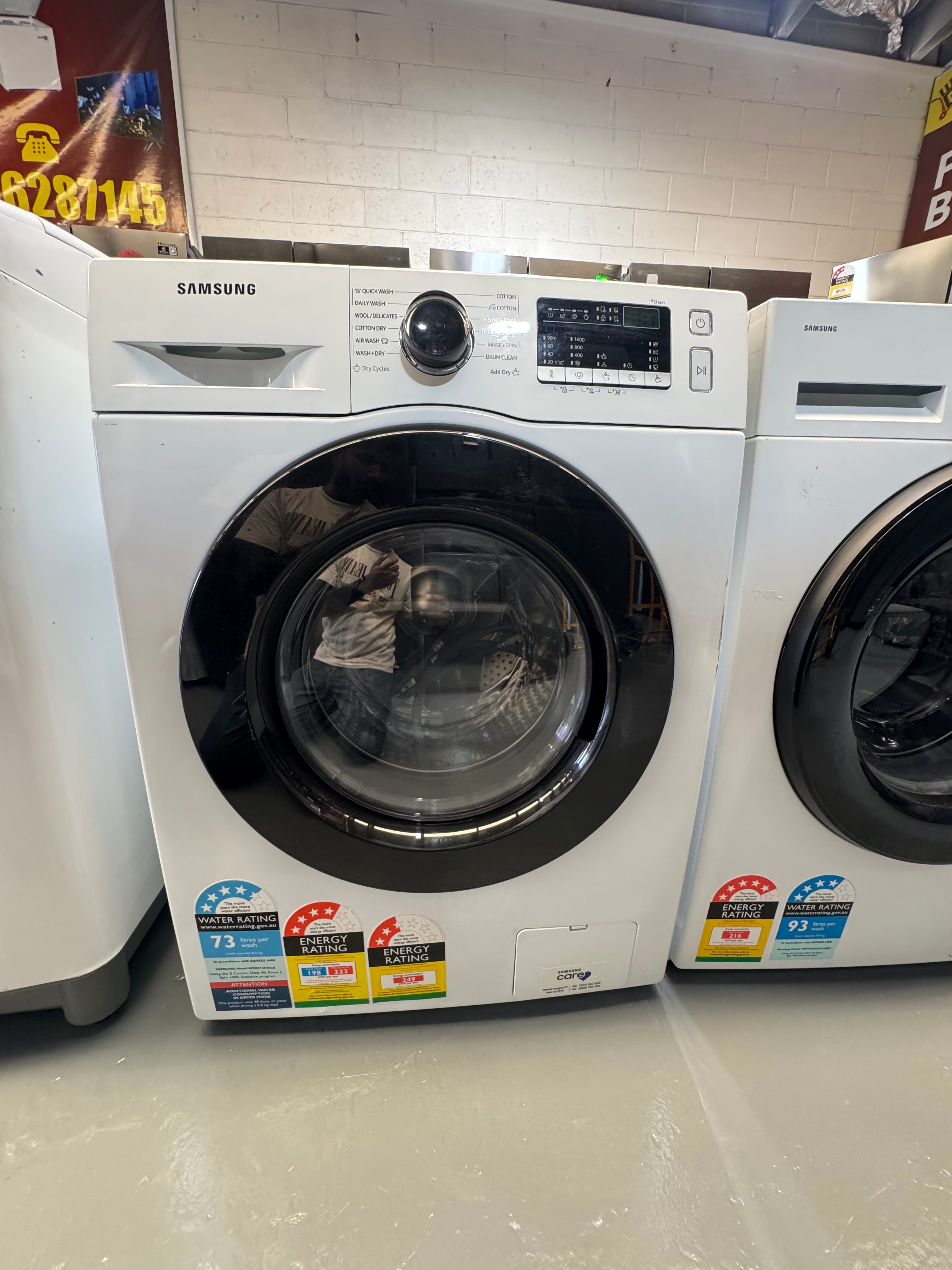 Samsung 8.5kg/6kg Washer Dryer Combo WD85T4046CE