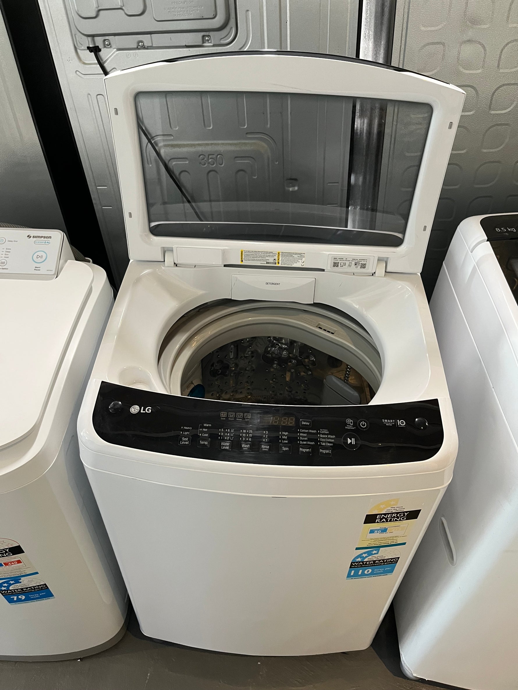 Refurbished Lg 7.5 kg top loader washer