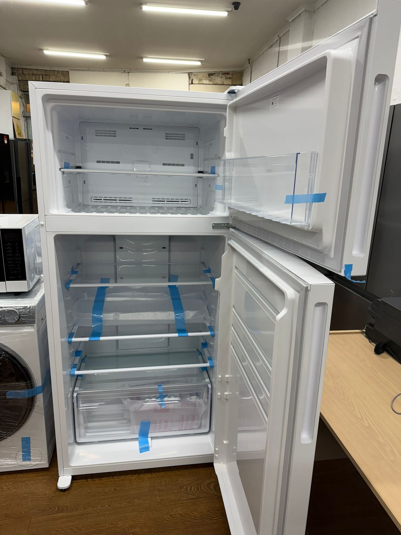 Westinghouse 503L Fridge + Haier 7.5kg Front Load Washer + Panasonic Microwave Oven Combo – Factory Seconds | RESERVOIR