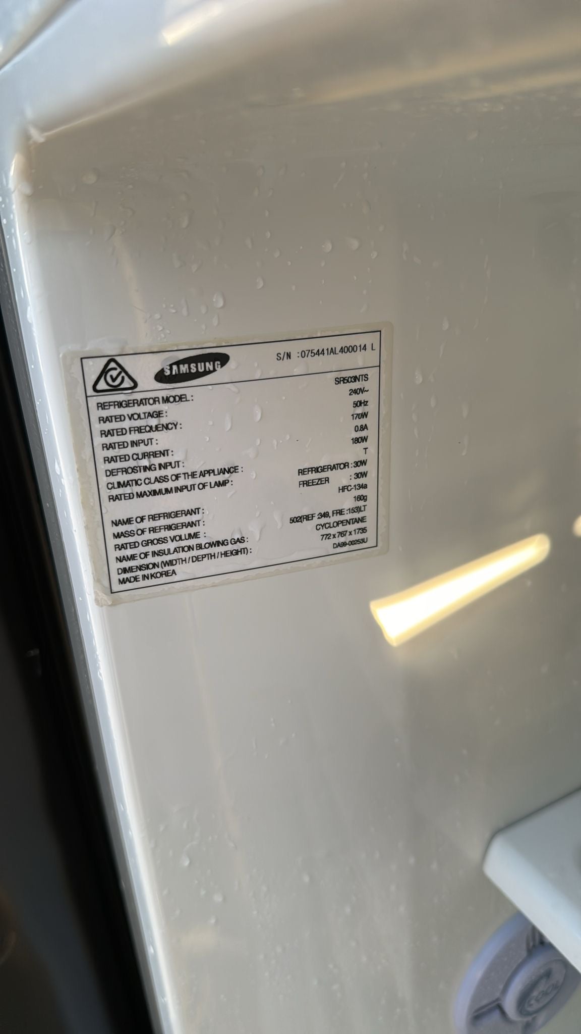 Refurbished Samsung 502 litres fridge freezer | SYDNEY