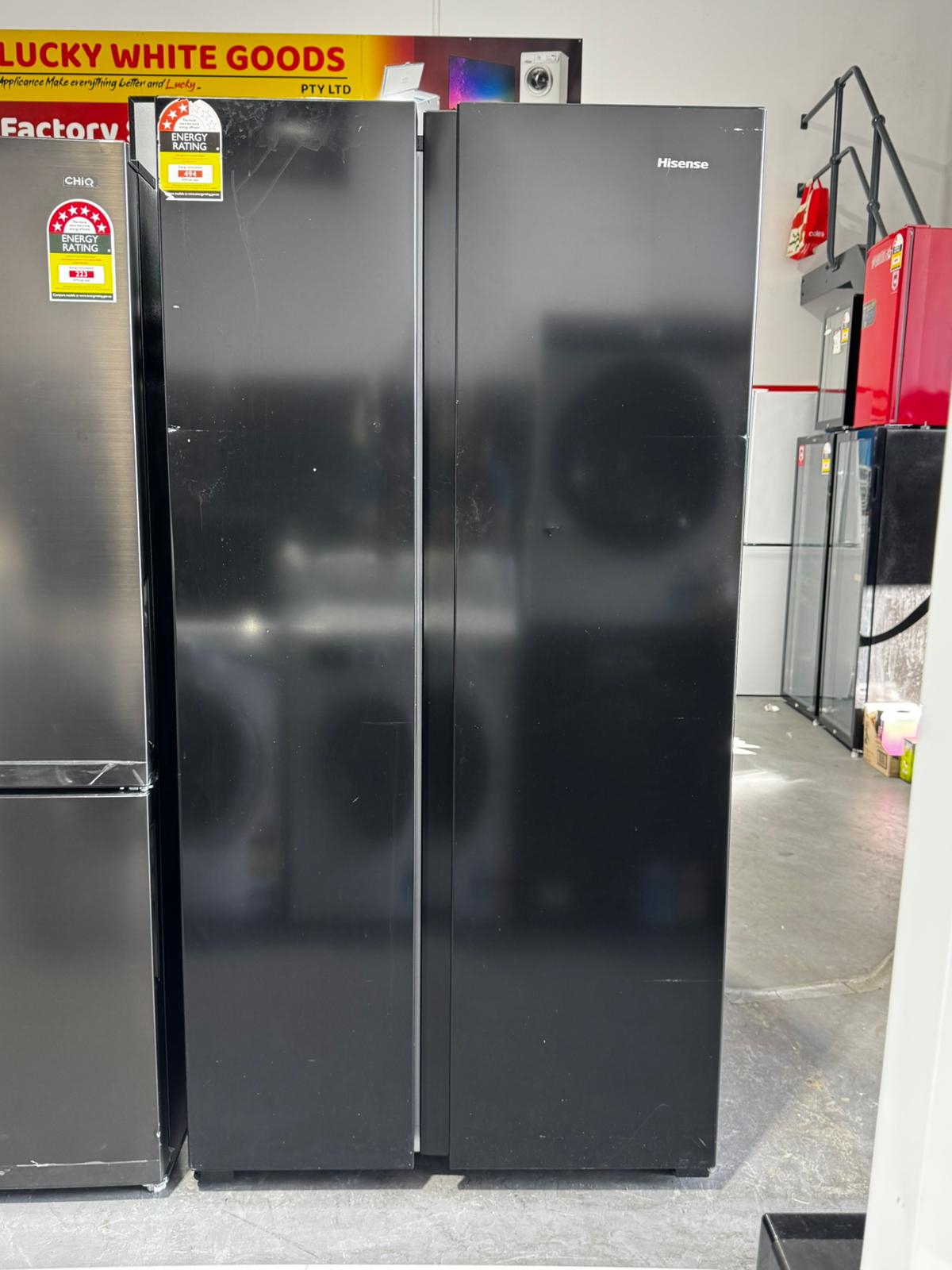 Refurbished Hisense 519L Side-by-Side Fridge Freezer – White | PERTH