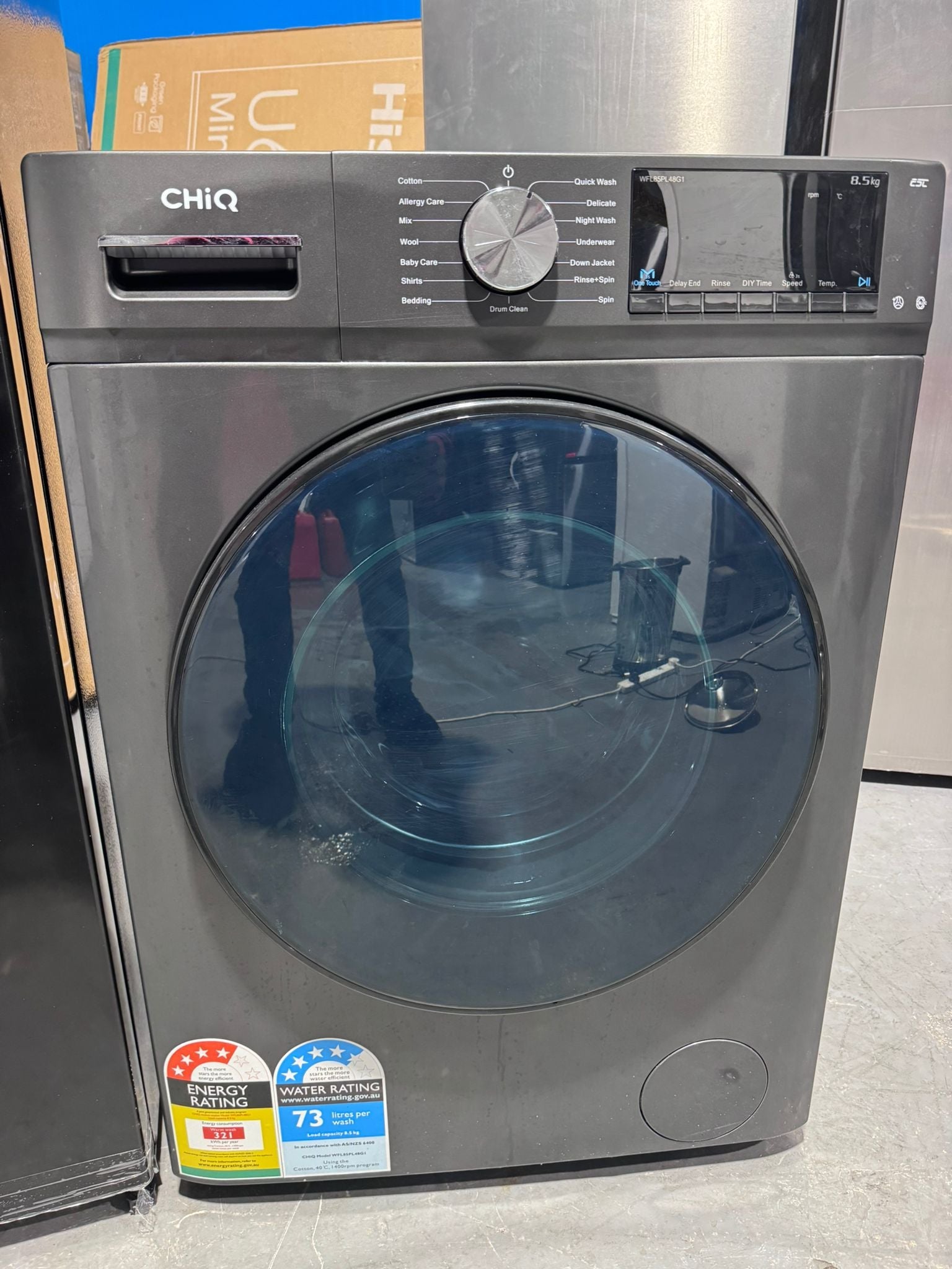 Factory seconds Chiq 202L fridge and refurbished Chiq 8.5kg washing mechine | PERTH
