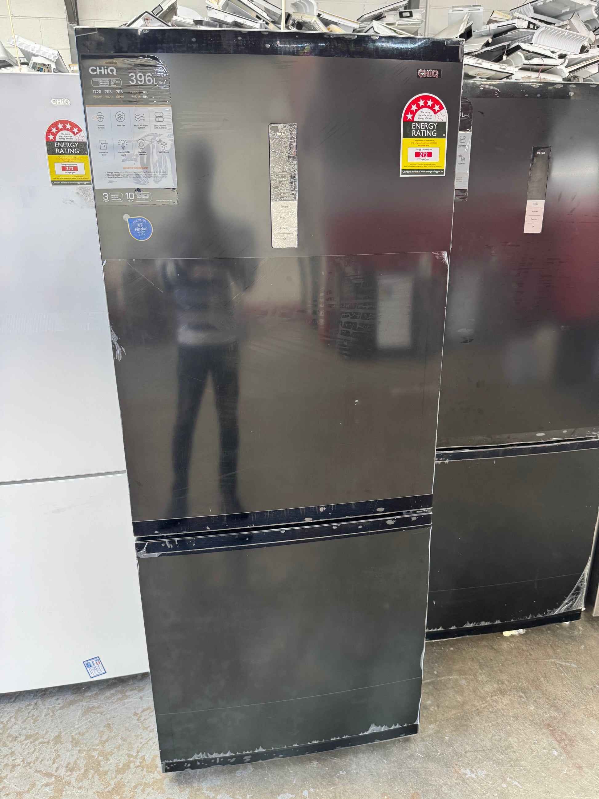 Factory Seconds CHiQ 396L Bottom Mount
Refrigerator CBM393NB3 | SYDNEY