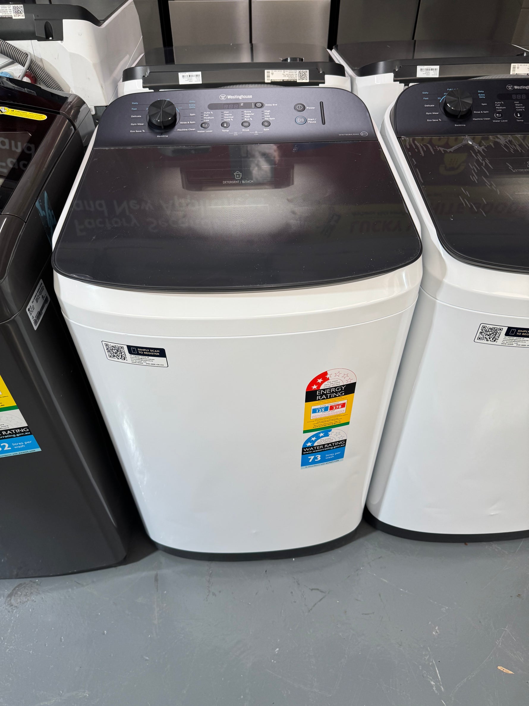 Westinghouse 6kg EasyCare Top Load Washing Machine WWT6084J5WA