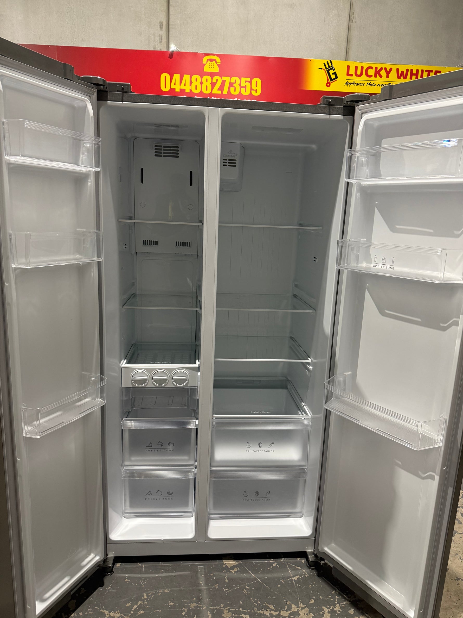 Kogan 548L Side-by-Side Fridge – Refurbished | KAMFSBS548A