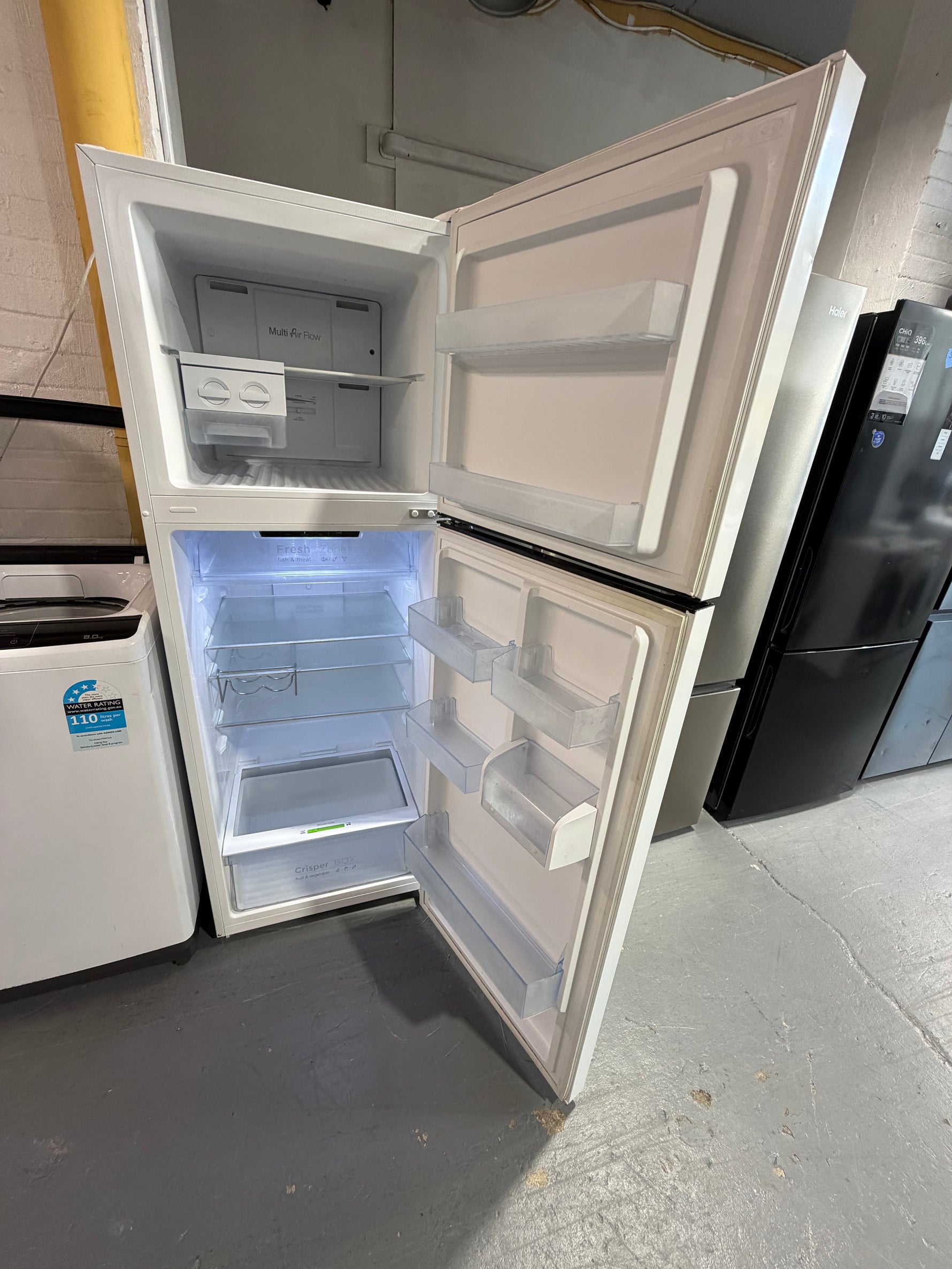 Refurbished combo Chiq 348 ltr Top mount fridge freezer & TCL 8 kg Top loader washer | ALEXANDRIA