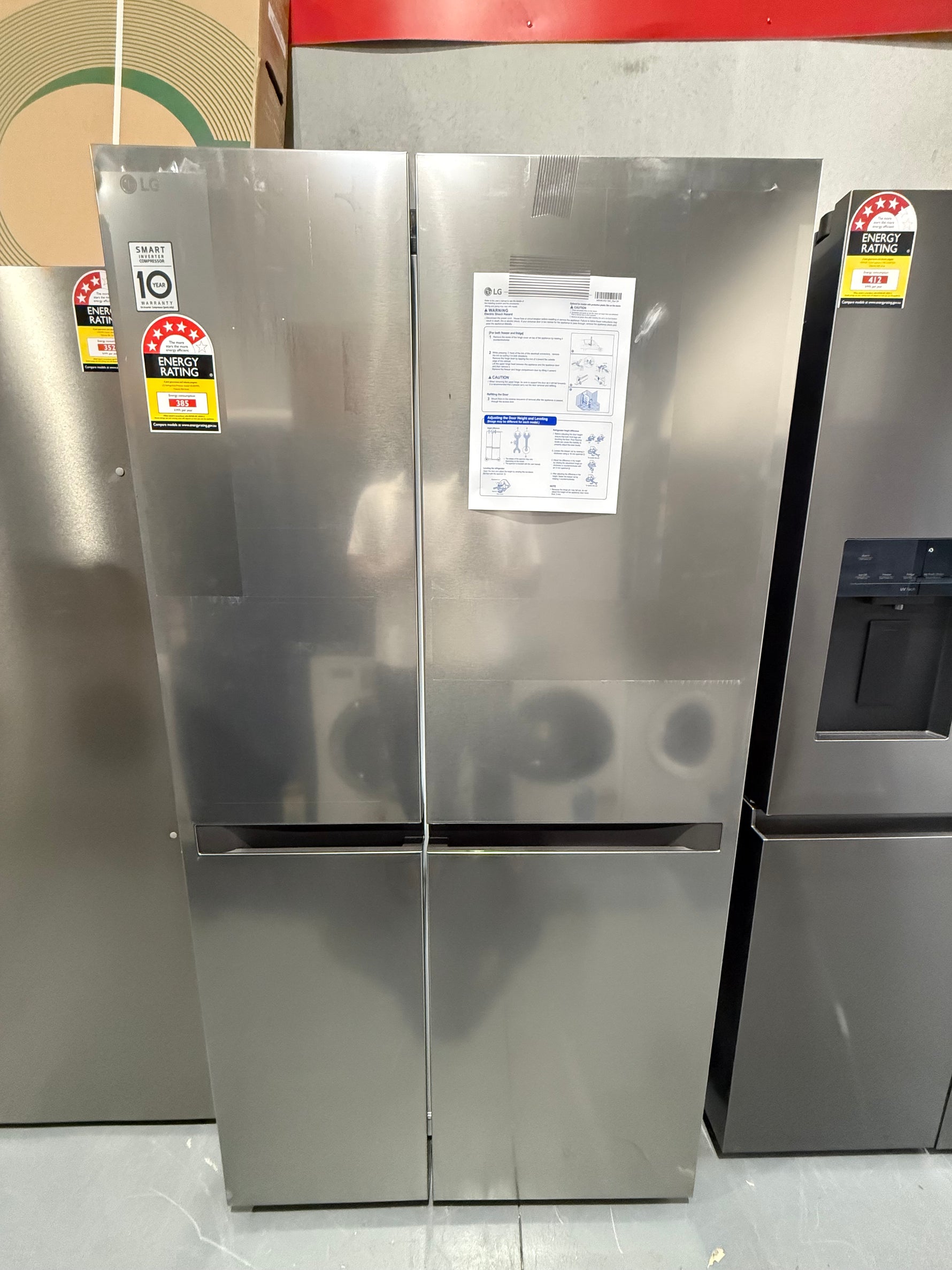 LG 664L Side-by-Side Fridge – Factory Seconds | GS-B599PL