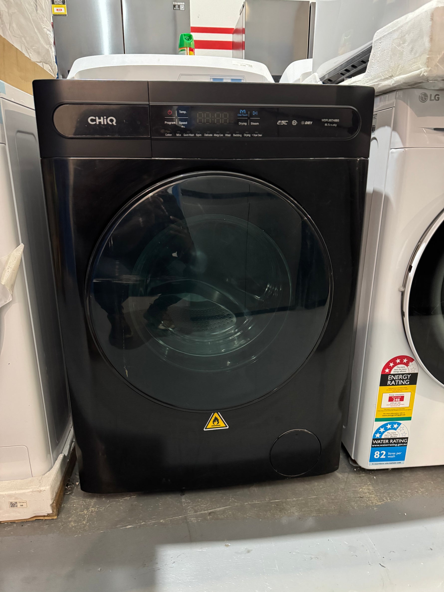 Refurbished Chiq 8.5kg washing machine