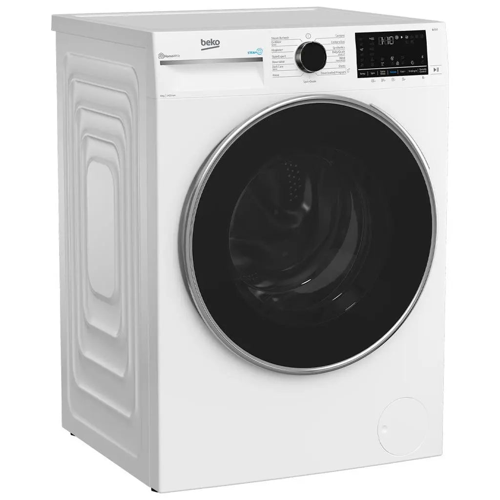 Beko 8kg Front Load Washing Machine with Steam – BFLB8010W | Box Damaged | Reservoir