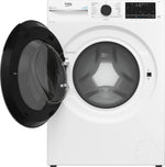 Beko 8kg Front Load Washing Machine with Steam – BFLB8010W | Box Damaged | Reservoir