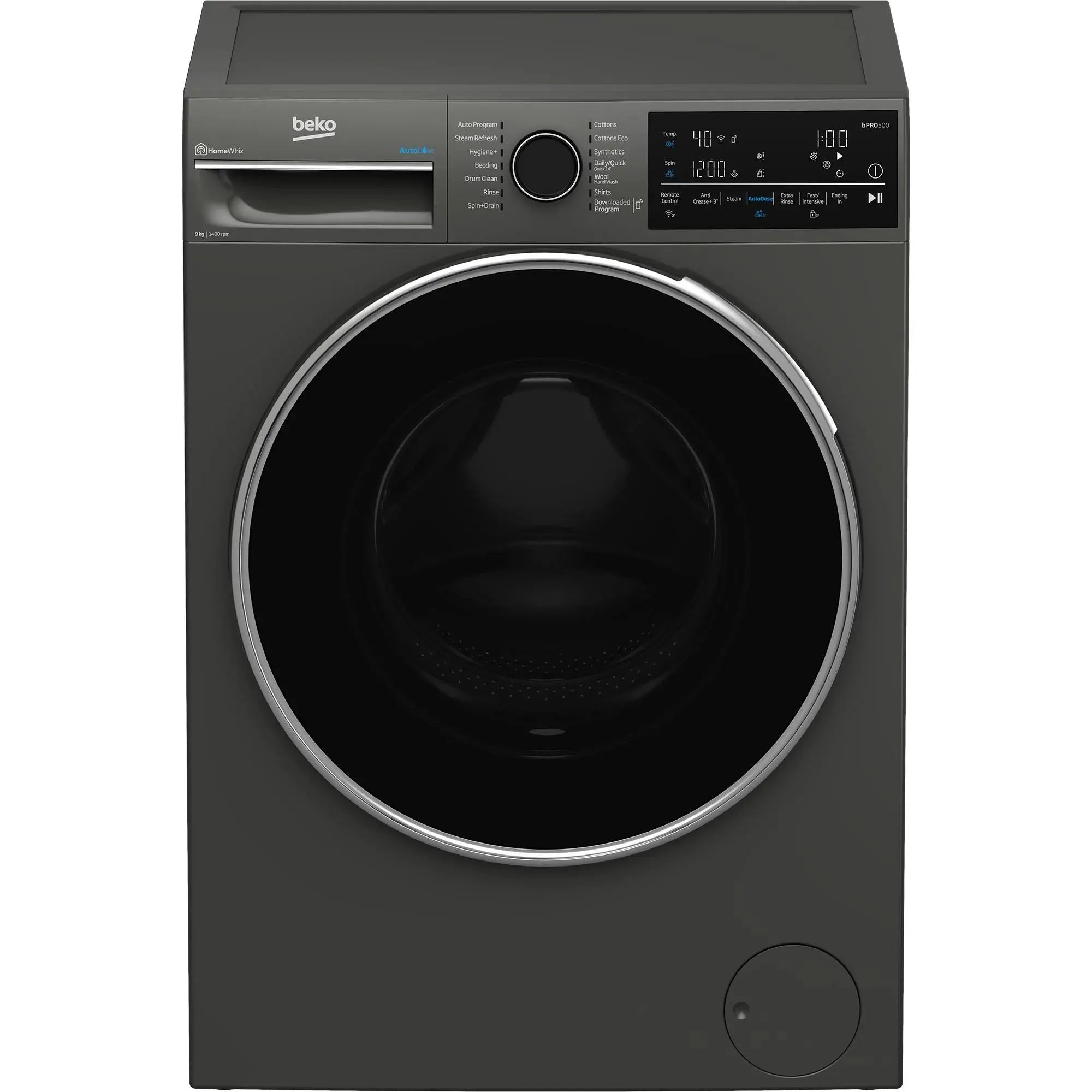 Beko 9kg Clothes Washer – Model BFLB904ADG (Carton Damage) | BRISBANE