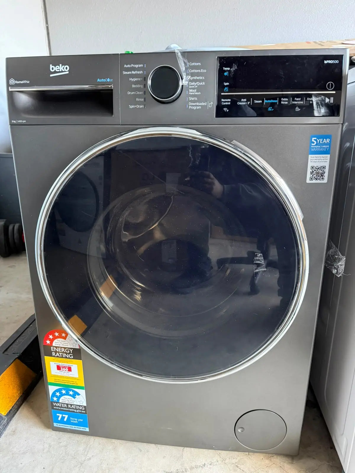 Beko 9kg Front Load Washing Machine – Factory Second | MELBOURNE