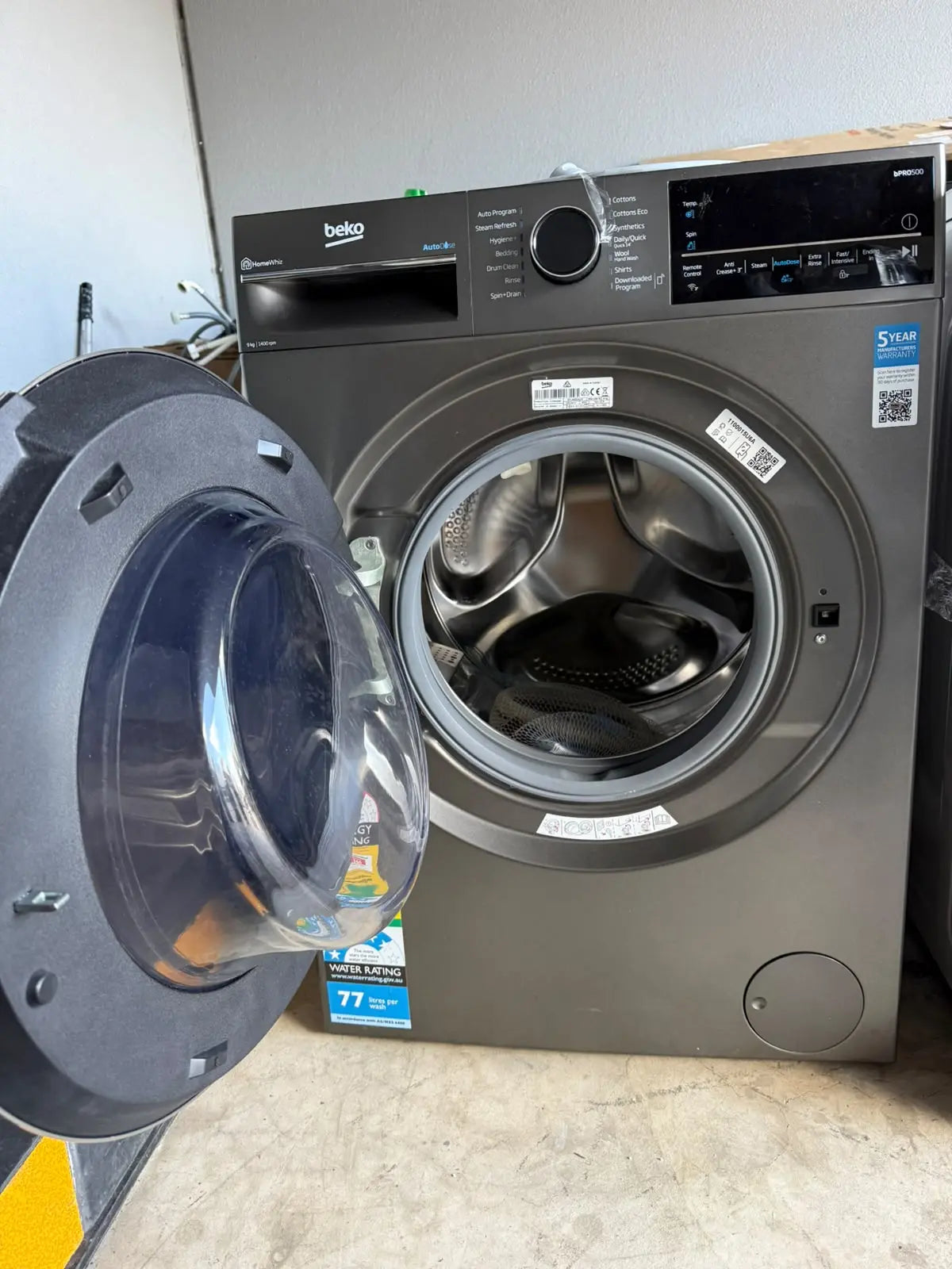 Beko 9kg Front Load Washing Machine – Factory Second | MELBOURNE