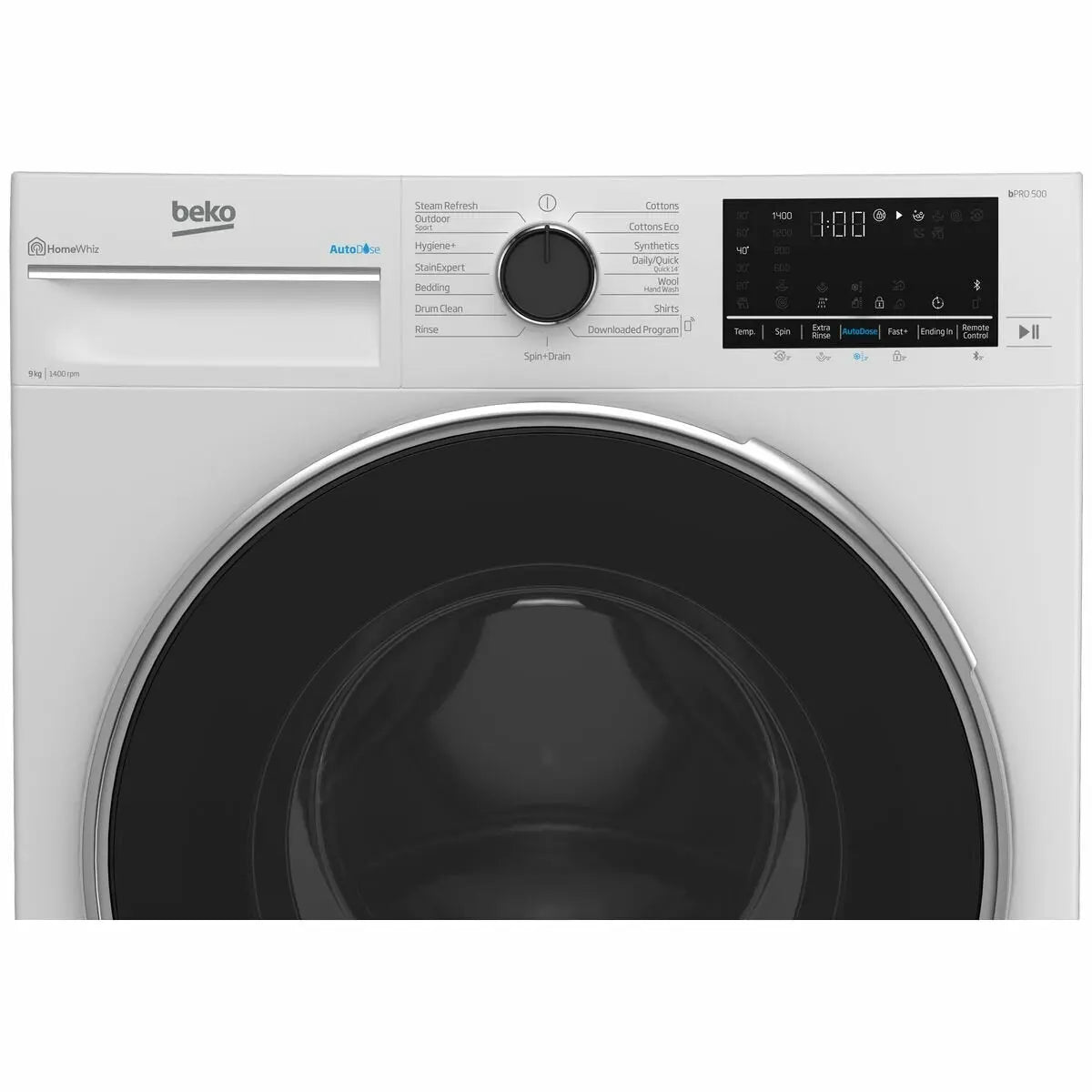 Beko 9kg Front Load Washing Machine with Autodose and Steam BFLB902ADW | SYDNEY
