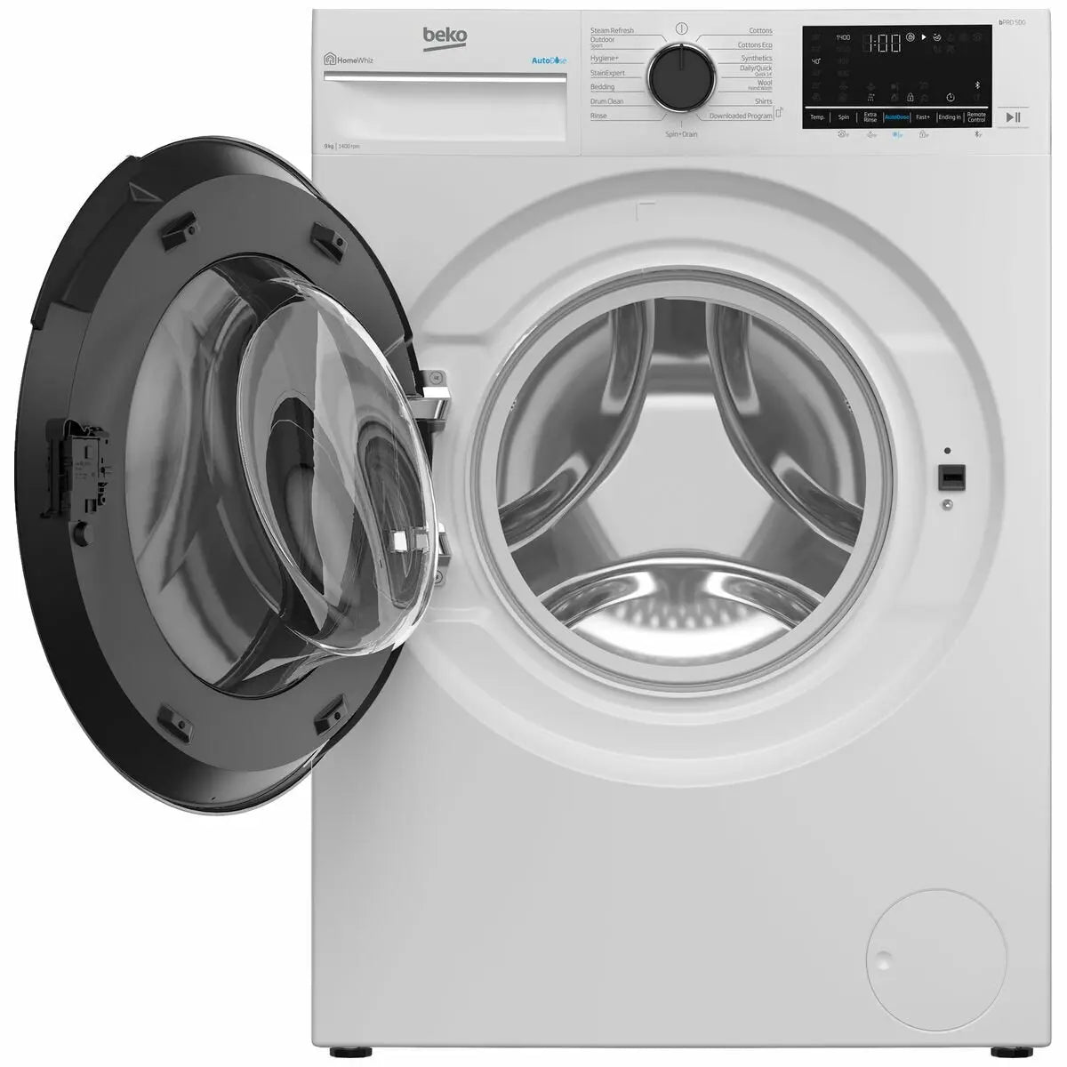 Beko 9kg Front Load Washing Machine with Autodose and Steam BFLB902ADW | SYDNEY