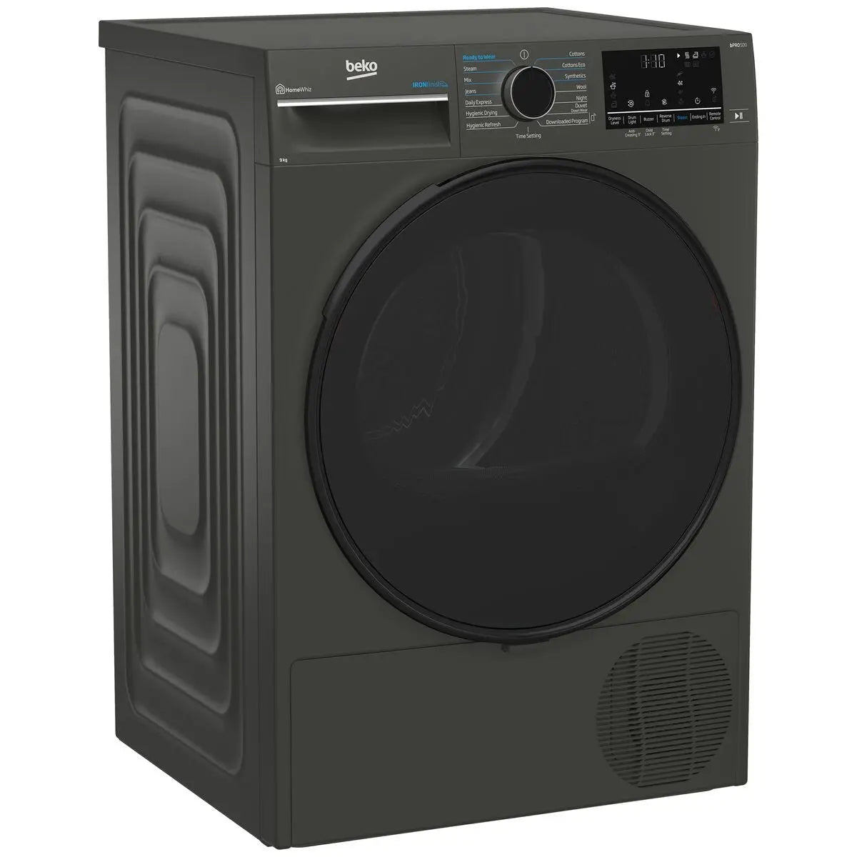 Beko 9kg Heat Pump Dryer with Steam and Wi-Fi Graphite BDPB903SG | SYDNEY