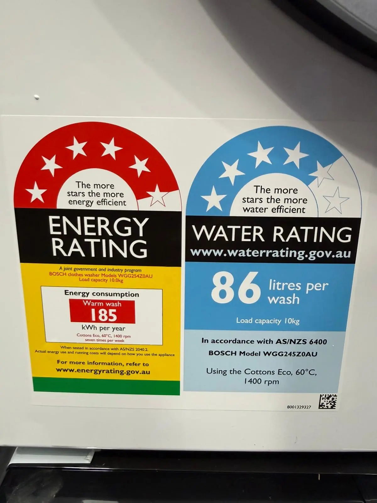 Bosch 10 kg Front Load Washer – Series 6 (Factory Second) | MELBOURNE