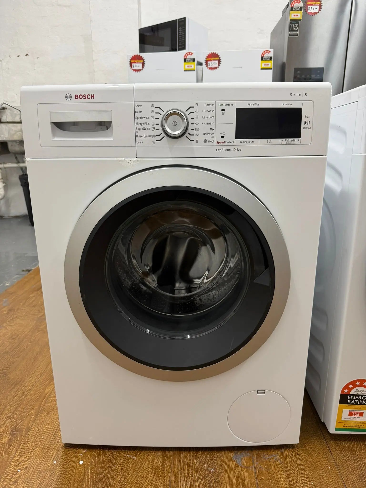 Bosch 8kg Front Load Washing Machine (Refurbished, EcoSilence Drive, 1400RPM) | RESERVOIR