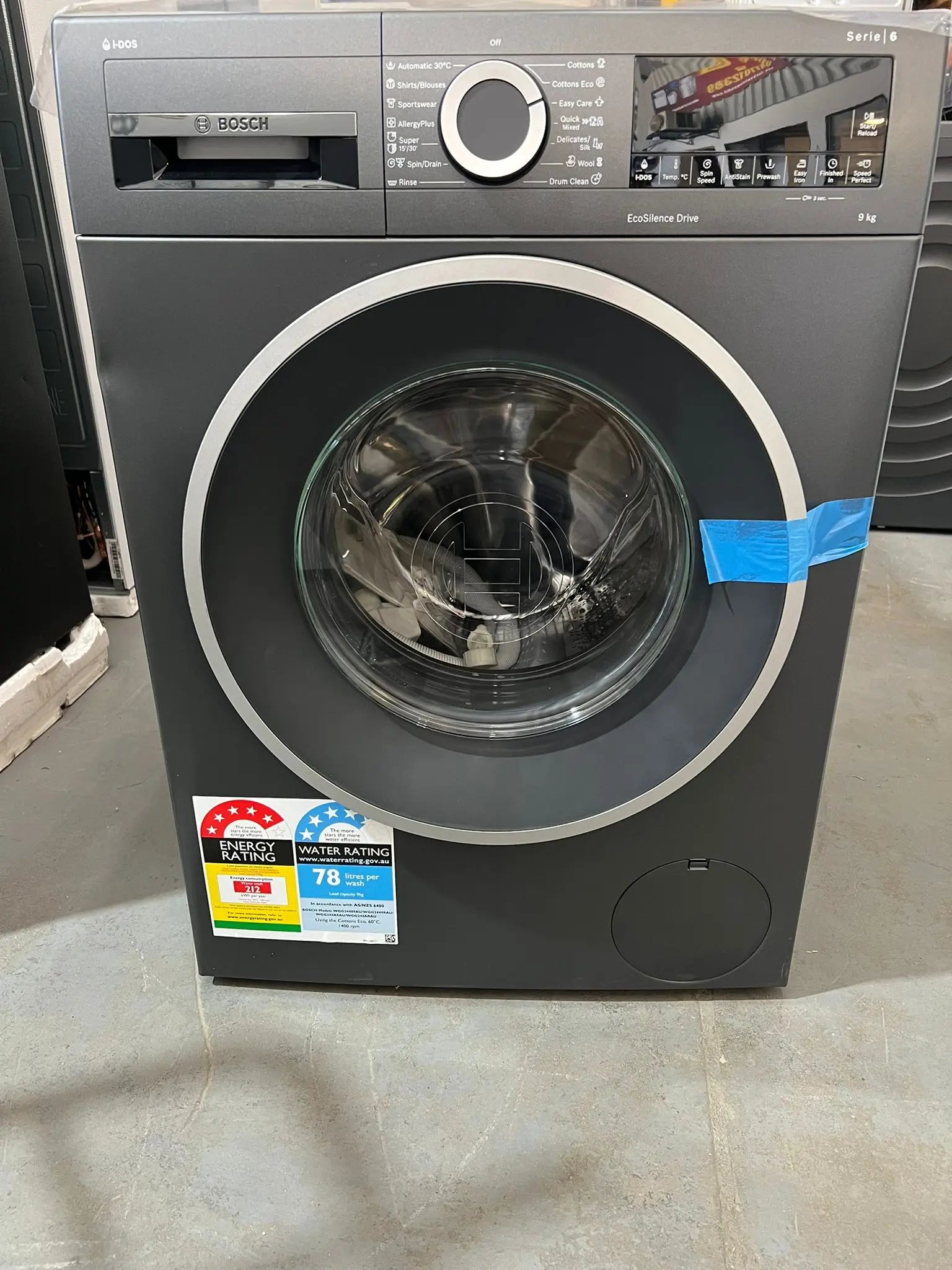 Bosch 9 kg Front Load Washer WGG24409AU – Factory Second | ADELAIDE