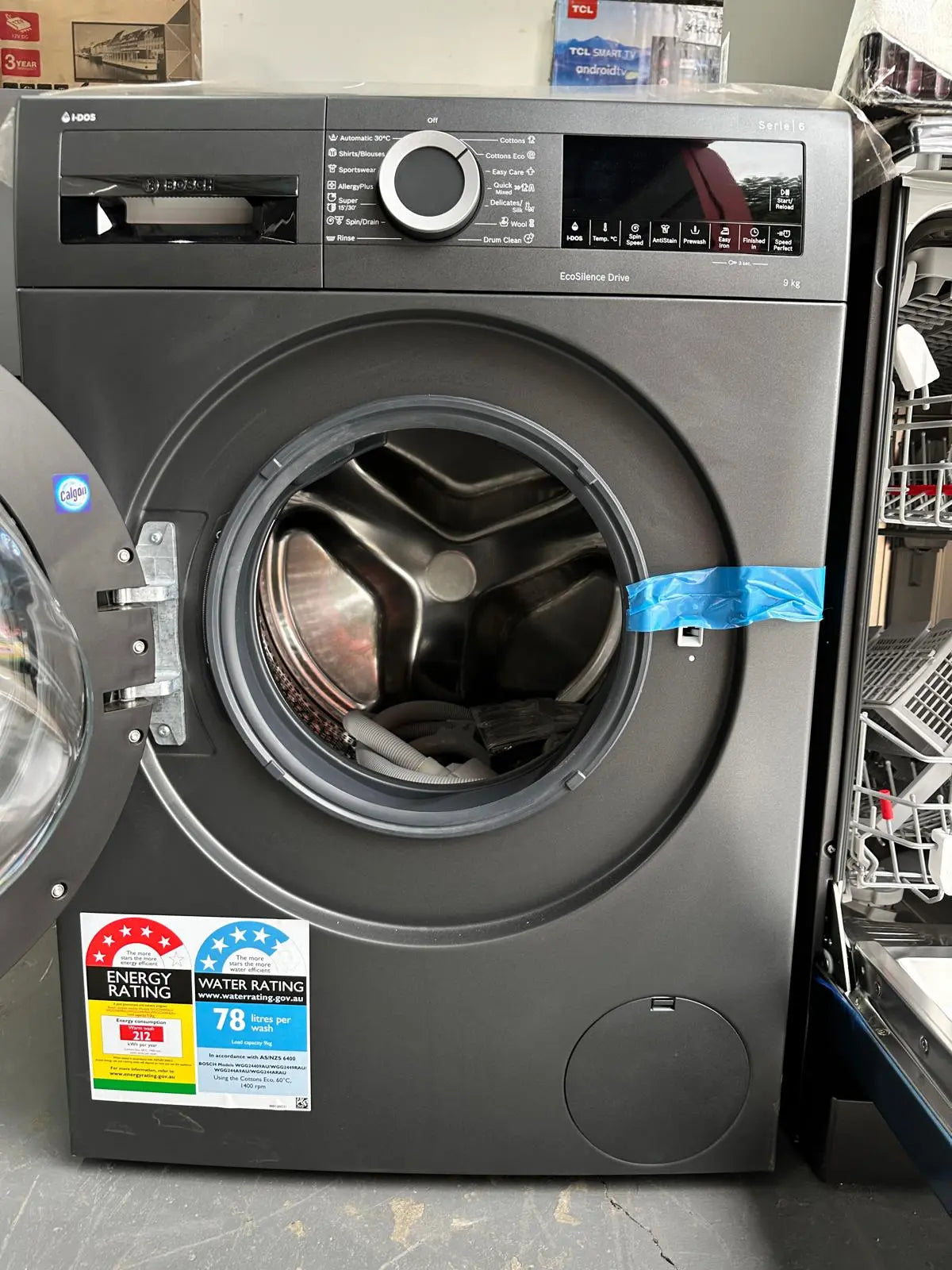 Bosch 9kg Front Load Washer + Bosch 15 Place Dishwasher Combo – Factory Seconds | ADELAIDE