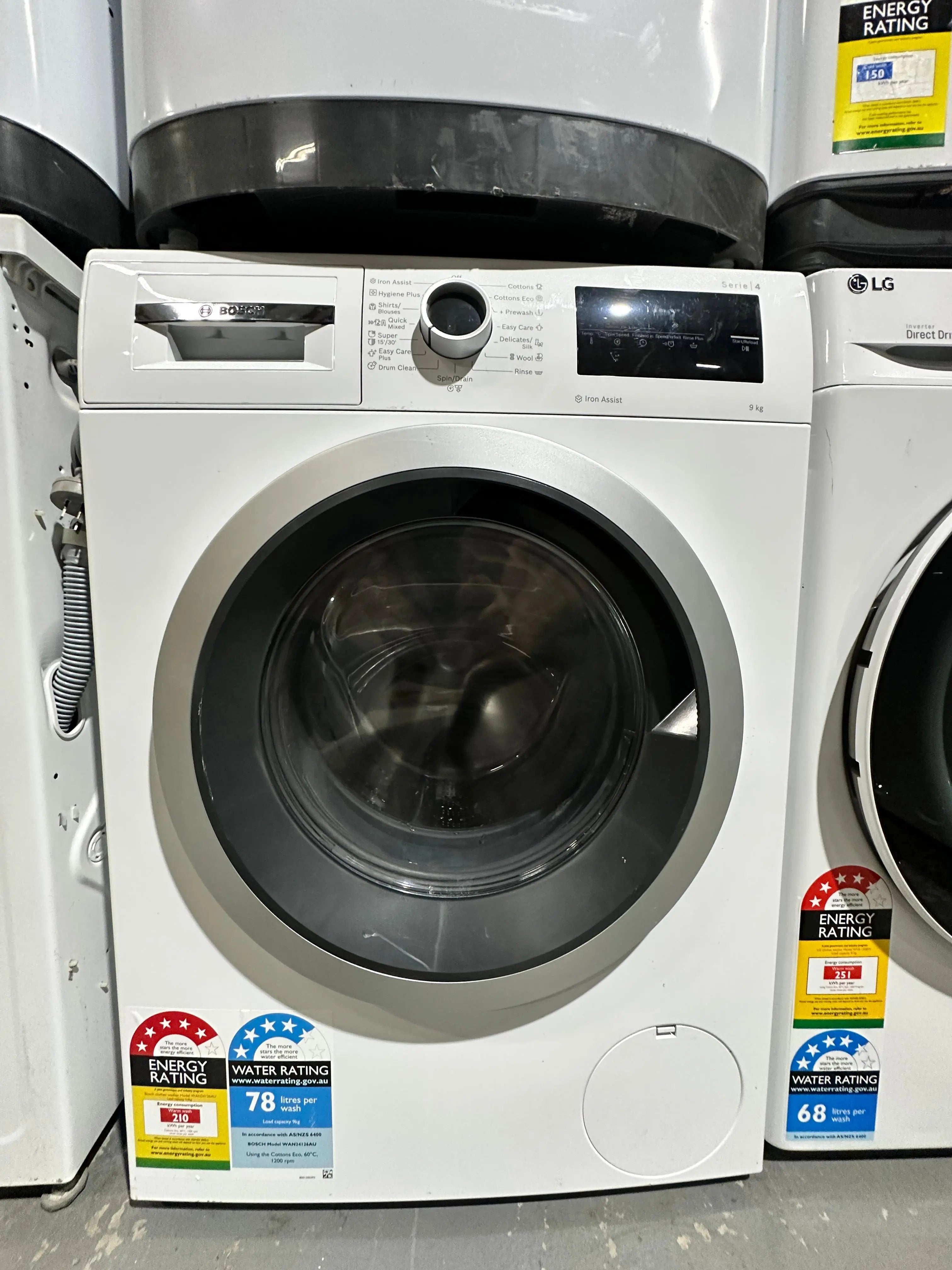 Bosch Series 4 9kg Front Load Washer – Refurbished | ADELAIDE