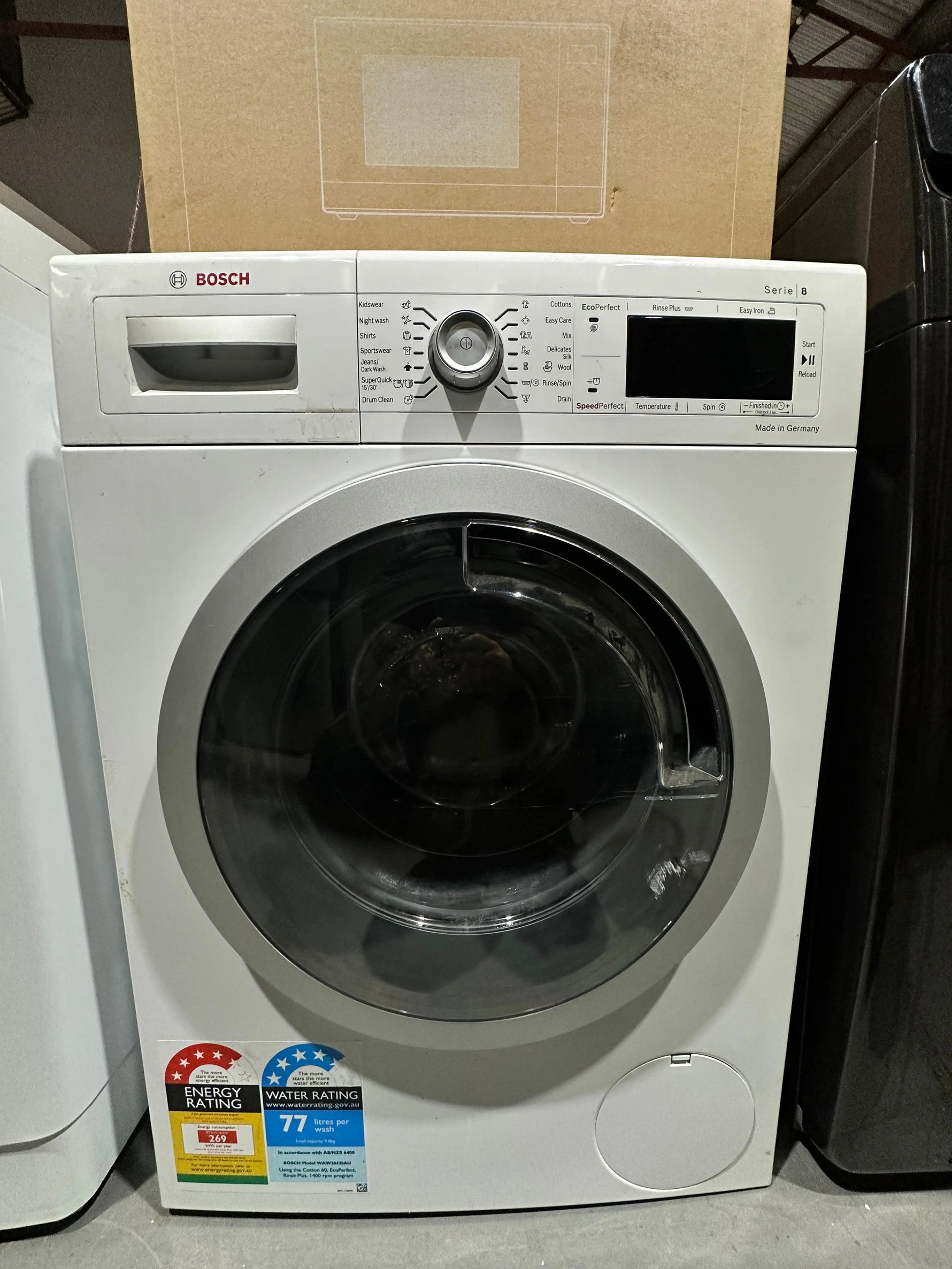 Bosch Series 8 9kg Front Load Washer – Refurbished | ADELAIDE