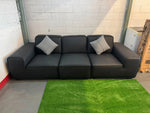 Brand New Black 3 Seater Sofa | SYDNEY