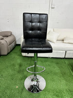 Brand New Black Adjustable Bar Chair | ADELAIDE